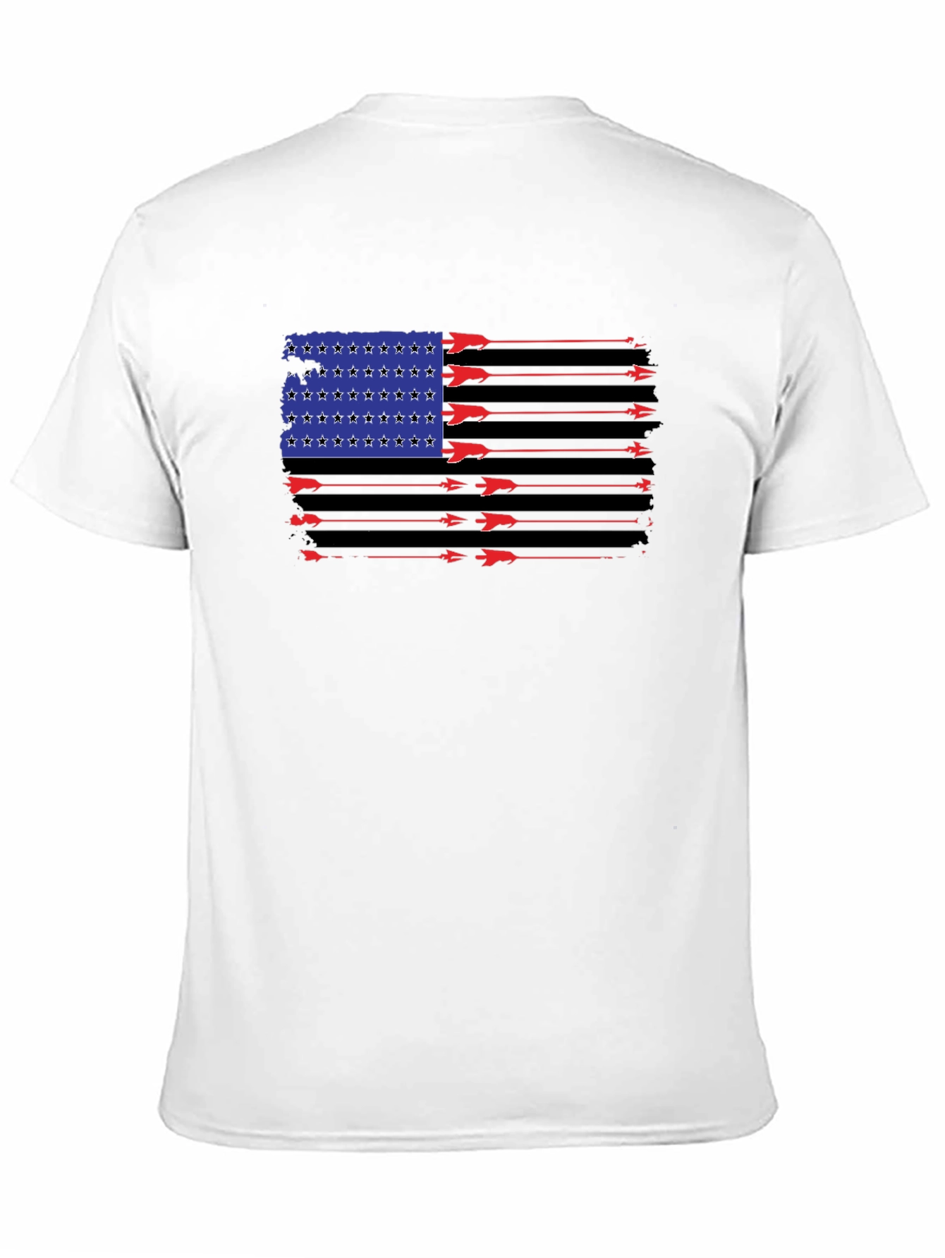 American Flag Arrows Graphic T-Shirt