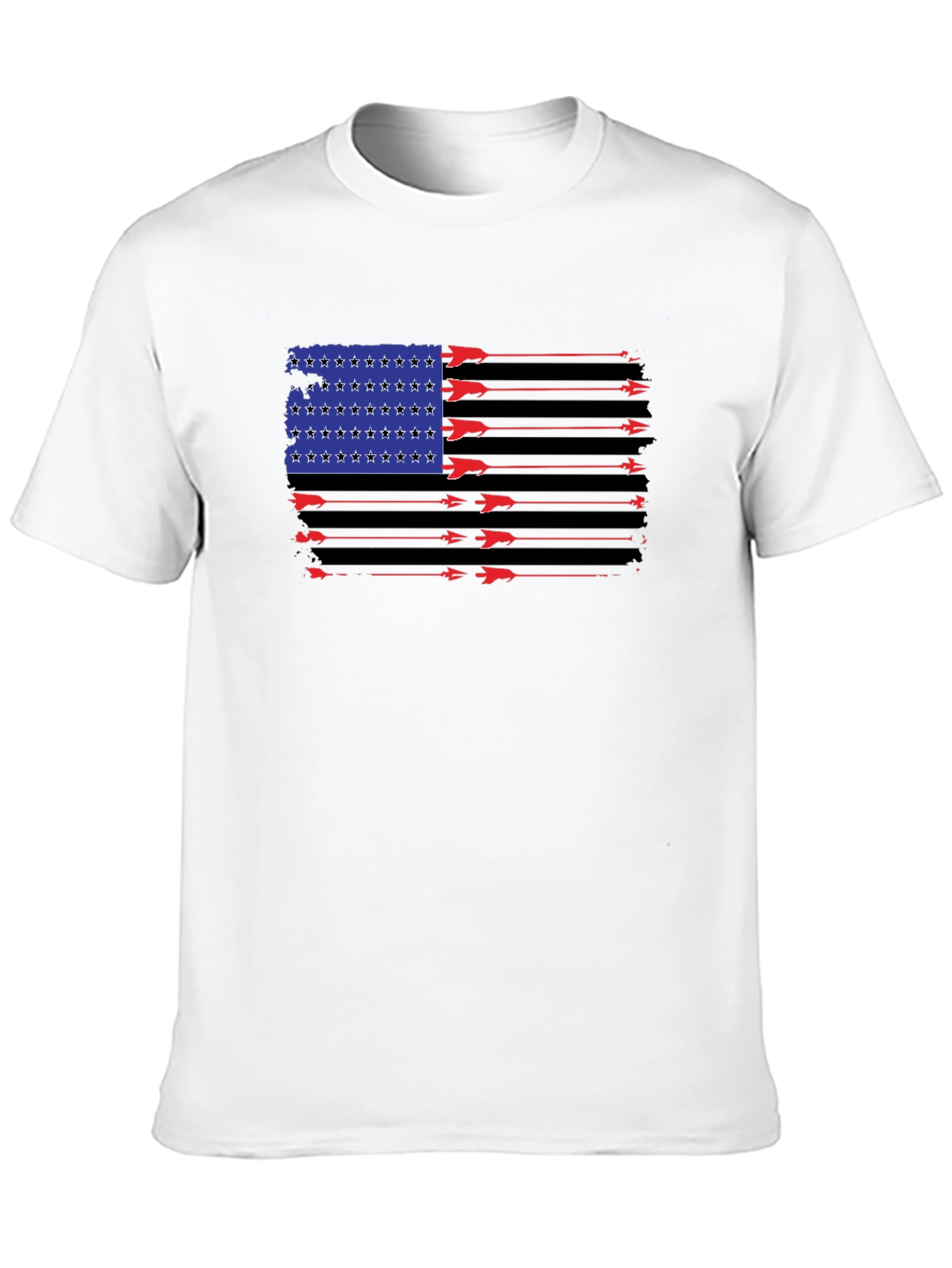 American Flag Arrows Graphic T-Shirt