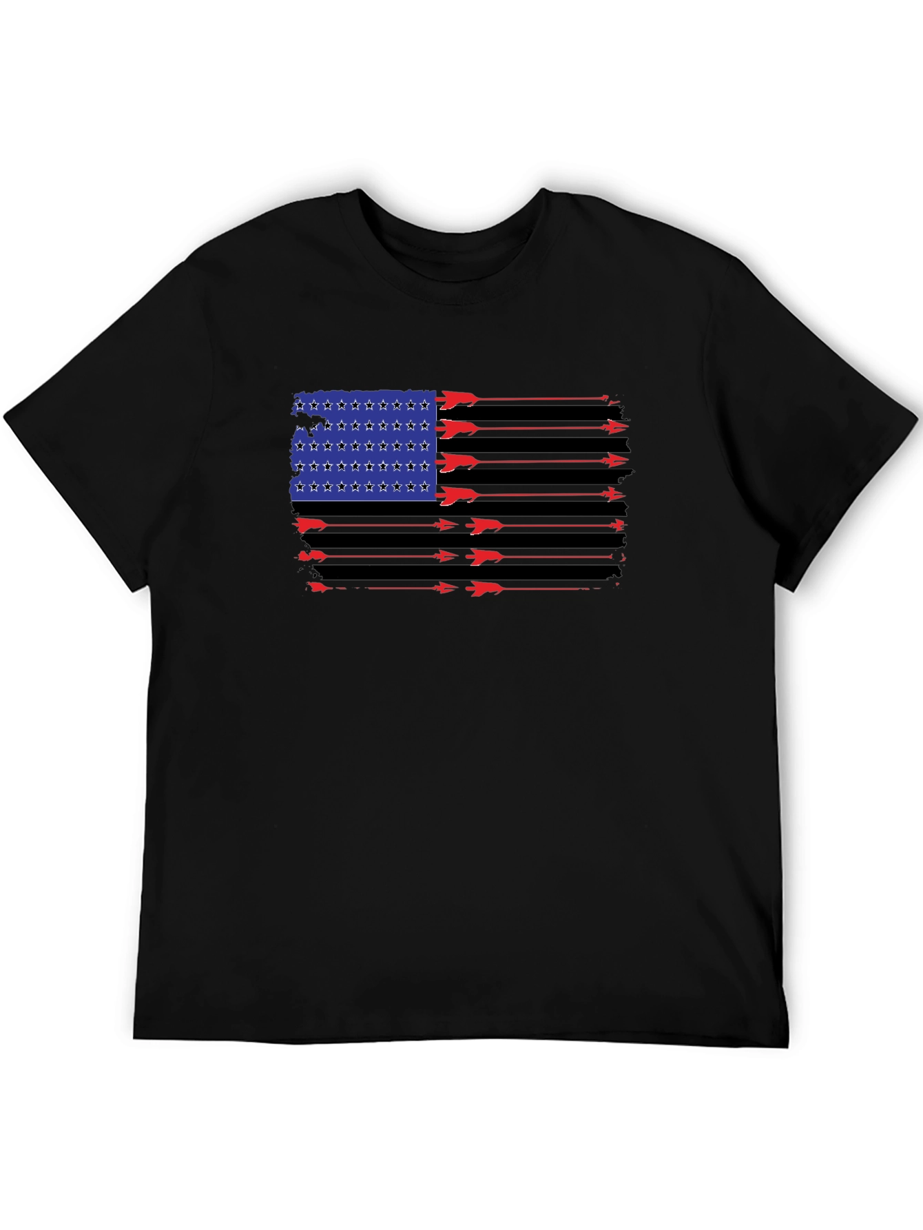 American Flag Arrows Graphic T-Shirt