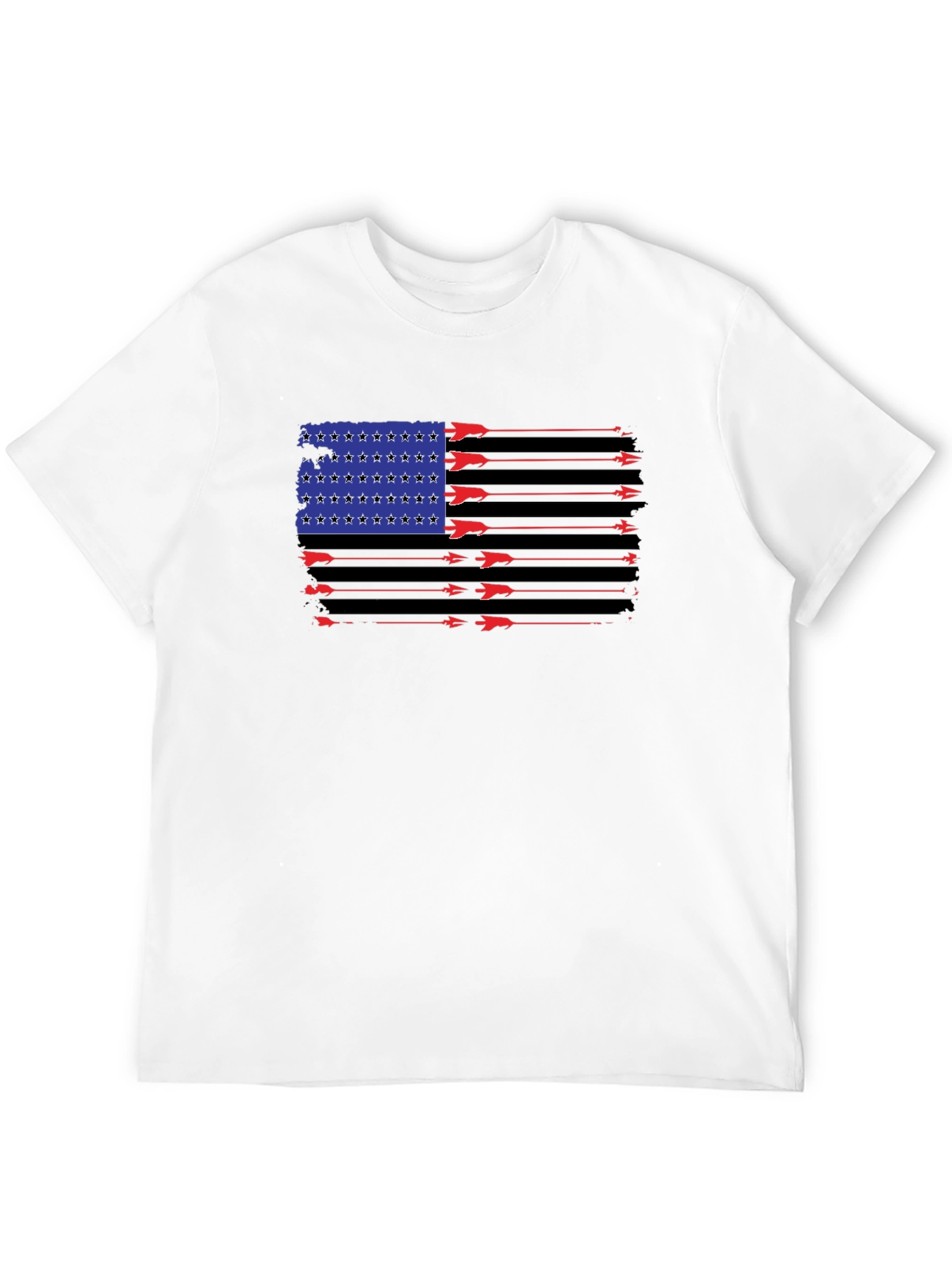 American Flag Arrows Graphic T-Shirt