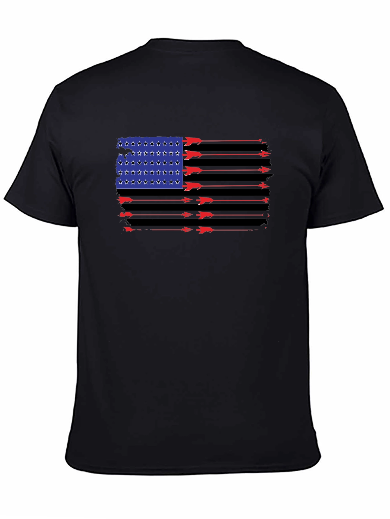 American Flag Arrows Graphic T-Shirt