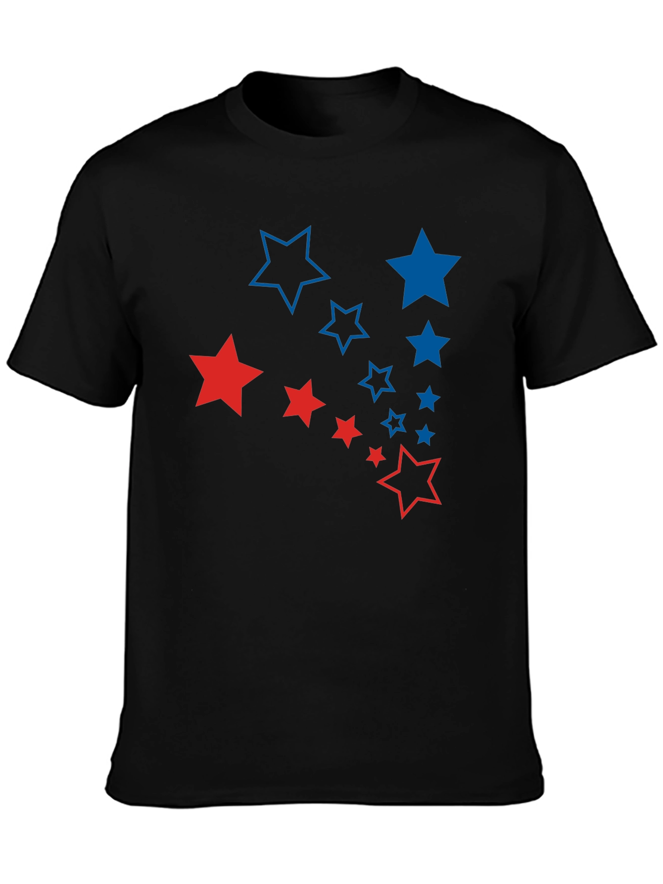Stars Graphic Tee - Patriotic T-Shirt