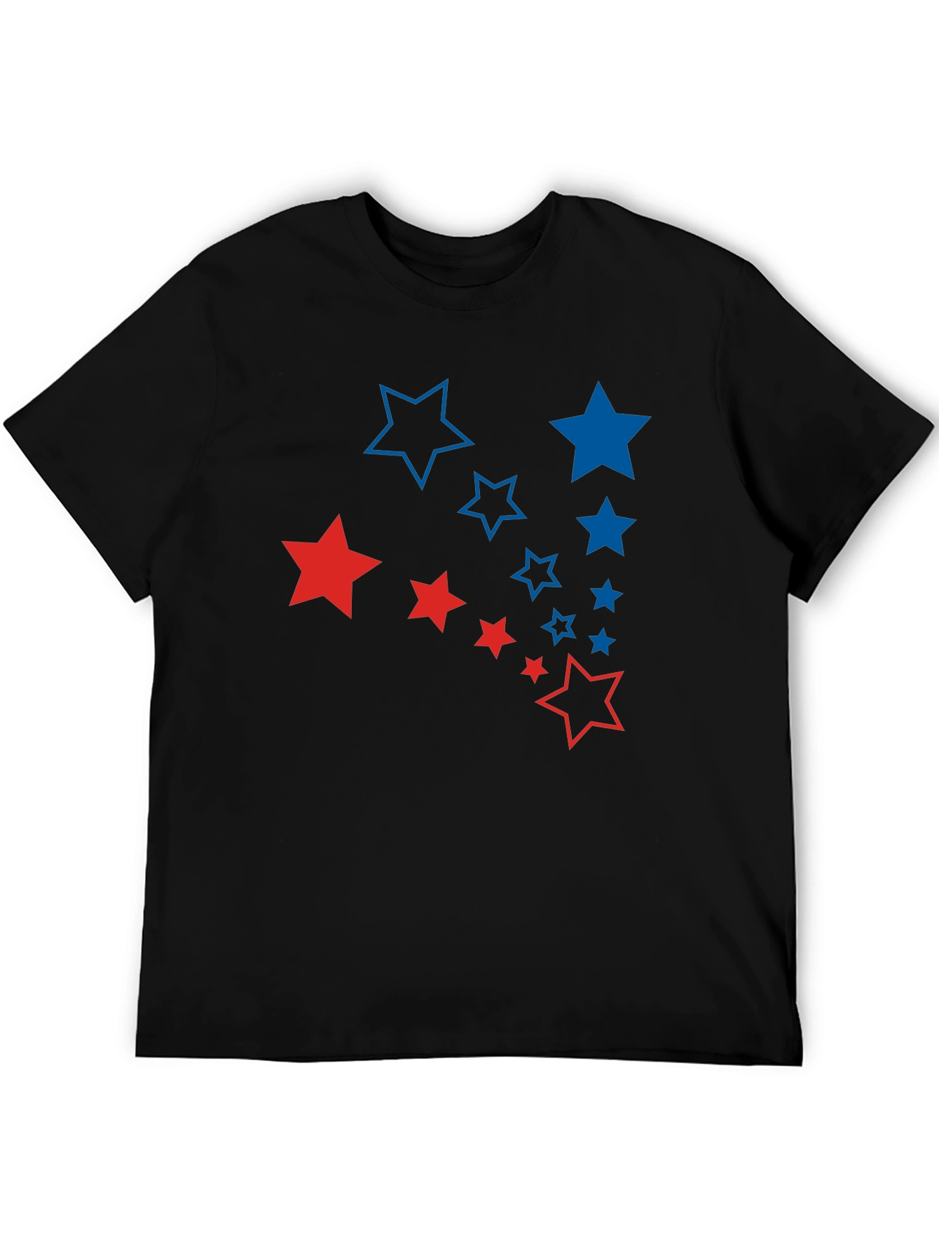 Stars Graphic Tee - Patriotic T-Shirt