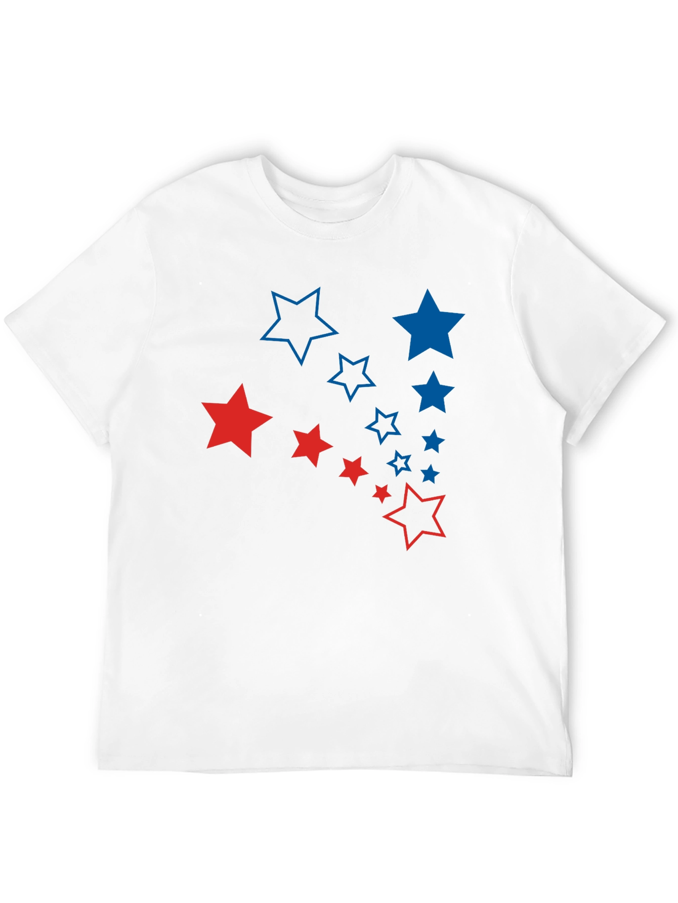 Stars Graphic Tee - Patriotic T-Shirt