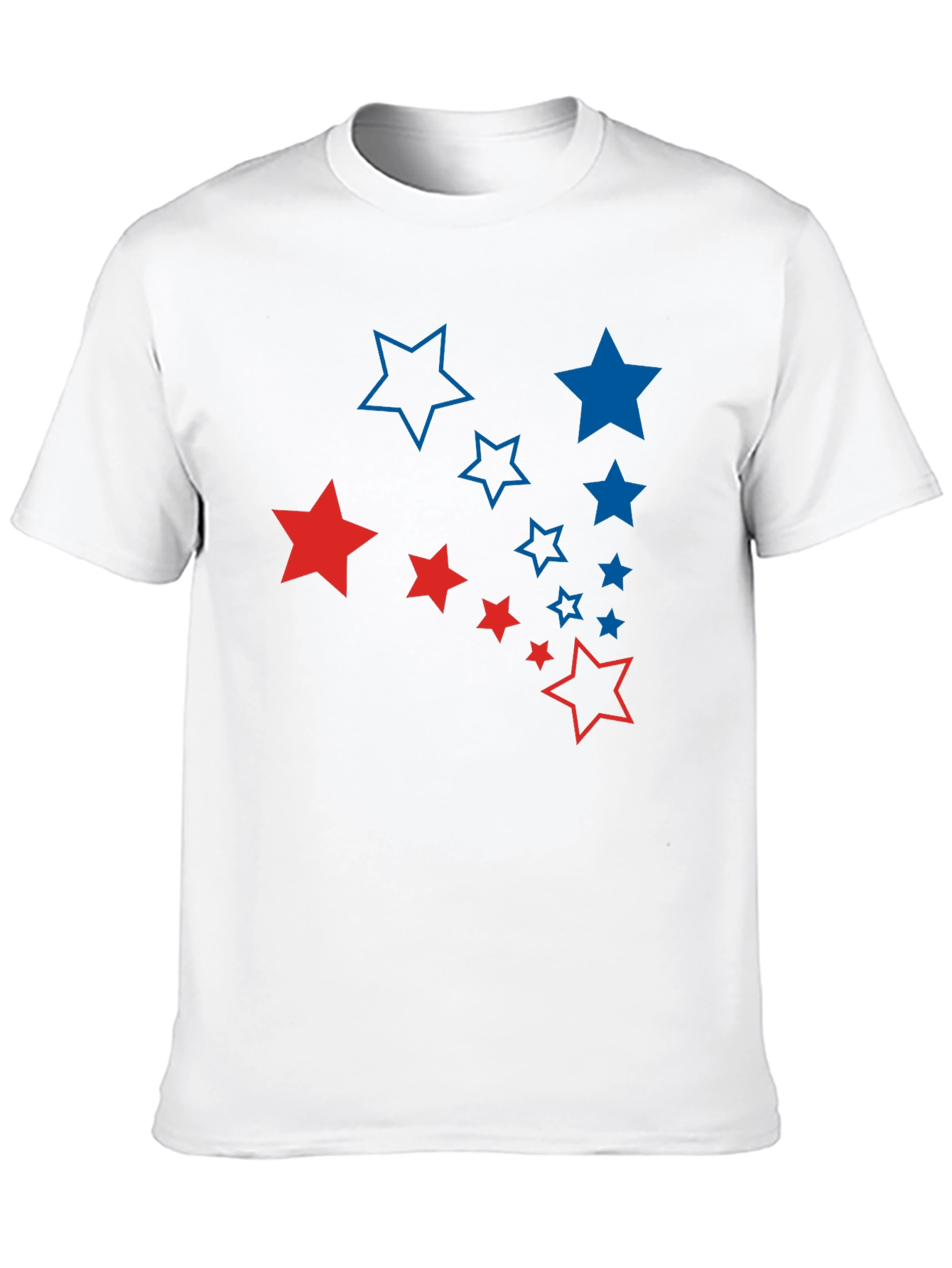 Stars Graphic Tee - Patriotic T-Shirt