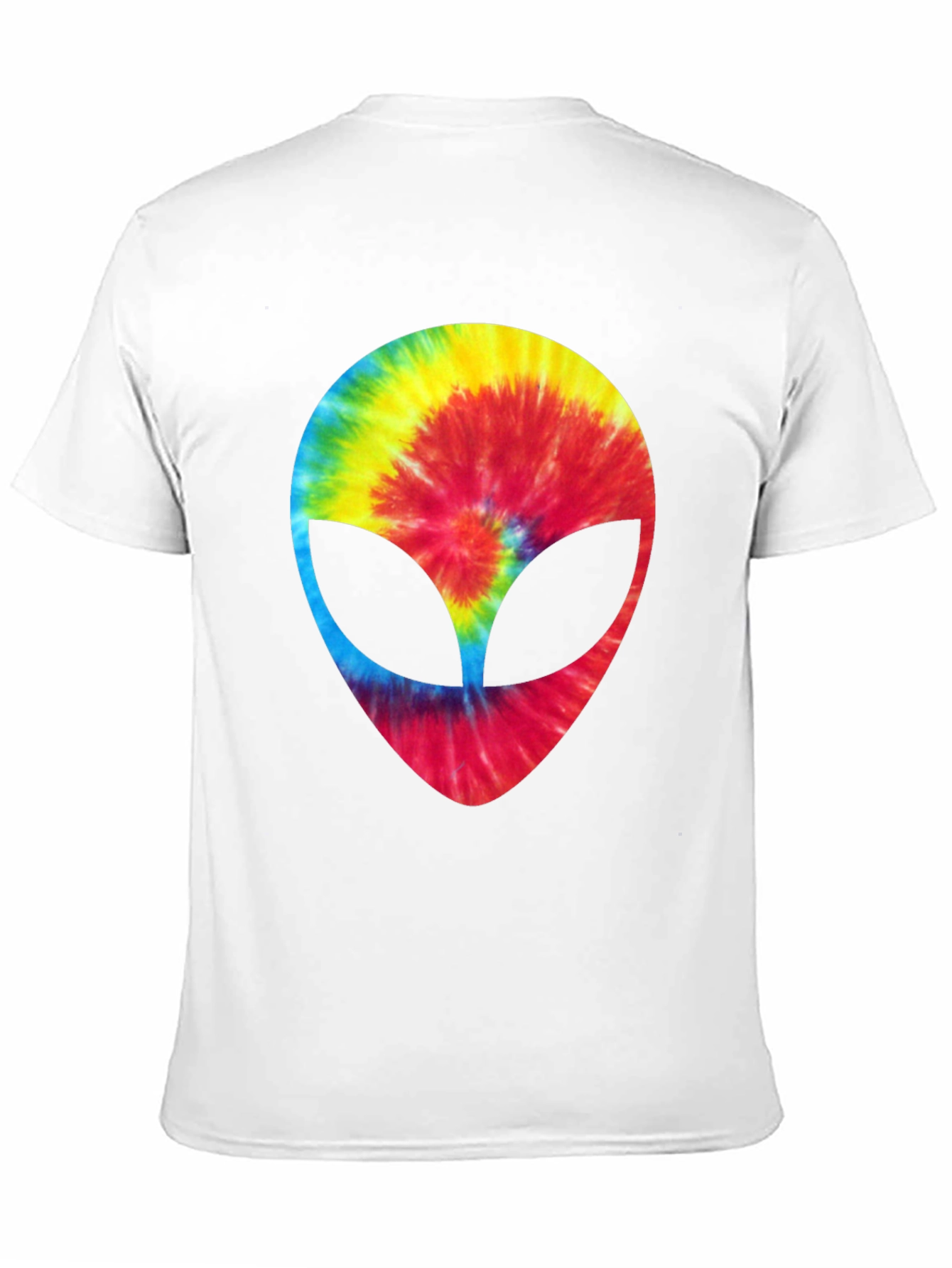 Tie-Dye Alien Head Graphic Tee