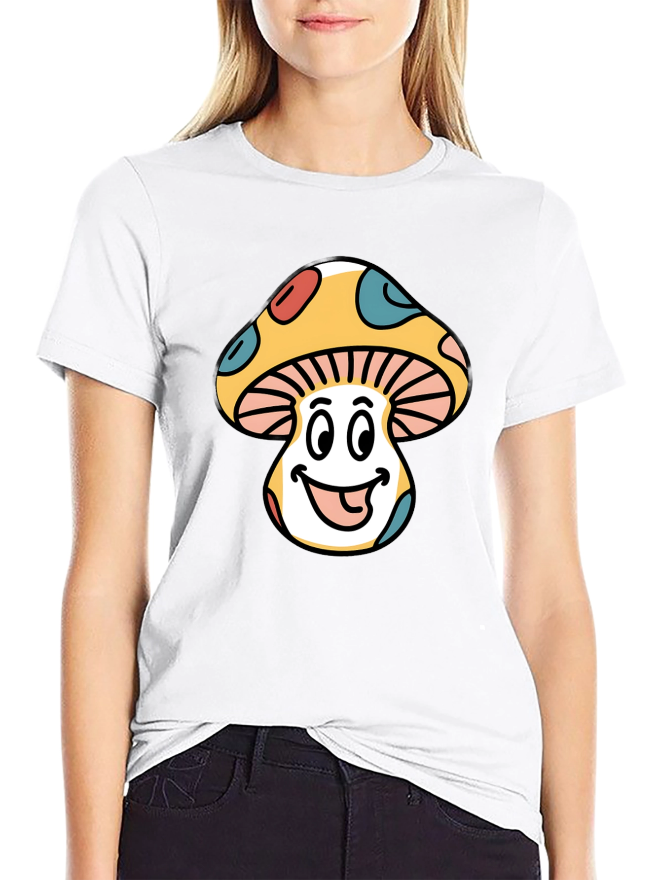 Groovy Mushroom Graphic T-Shirt