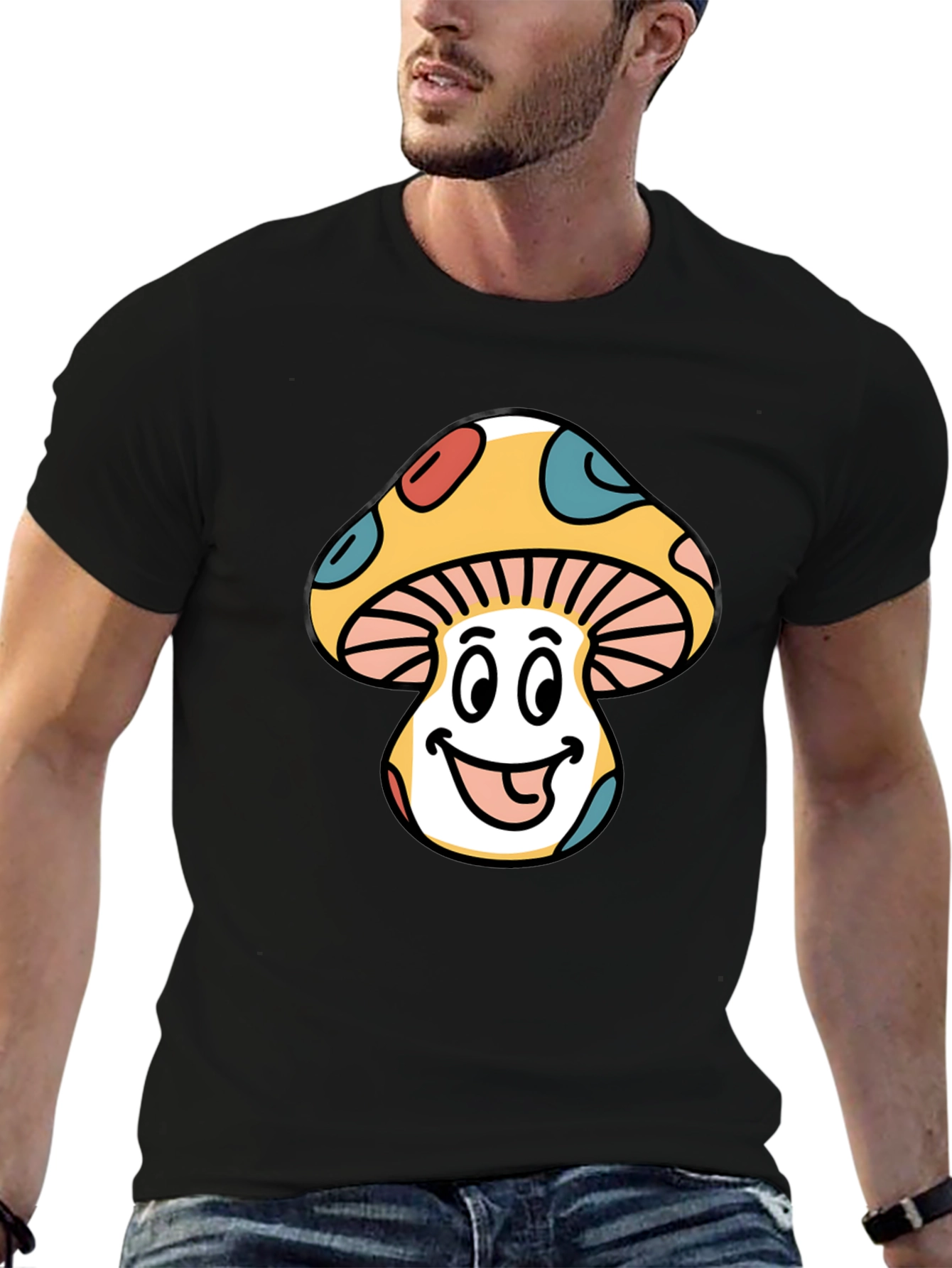 Groovy Mushroom Graphic T-Shirt