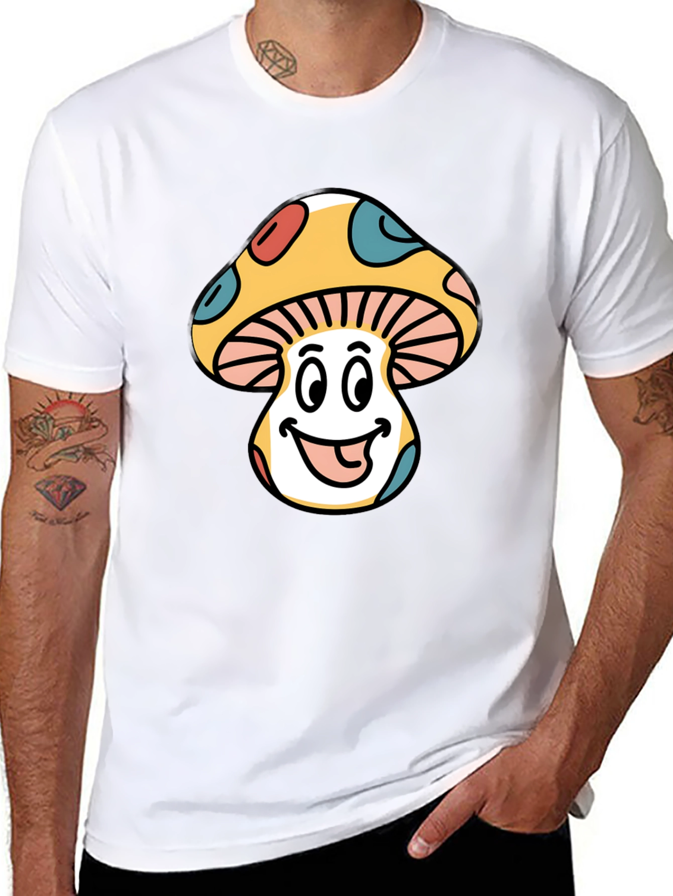Groovy Mushroom Graphic T-Shirt