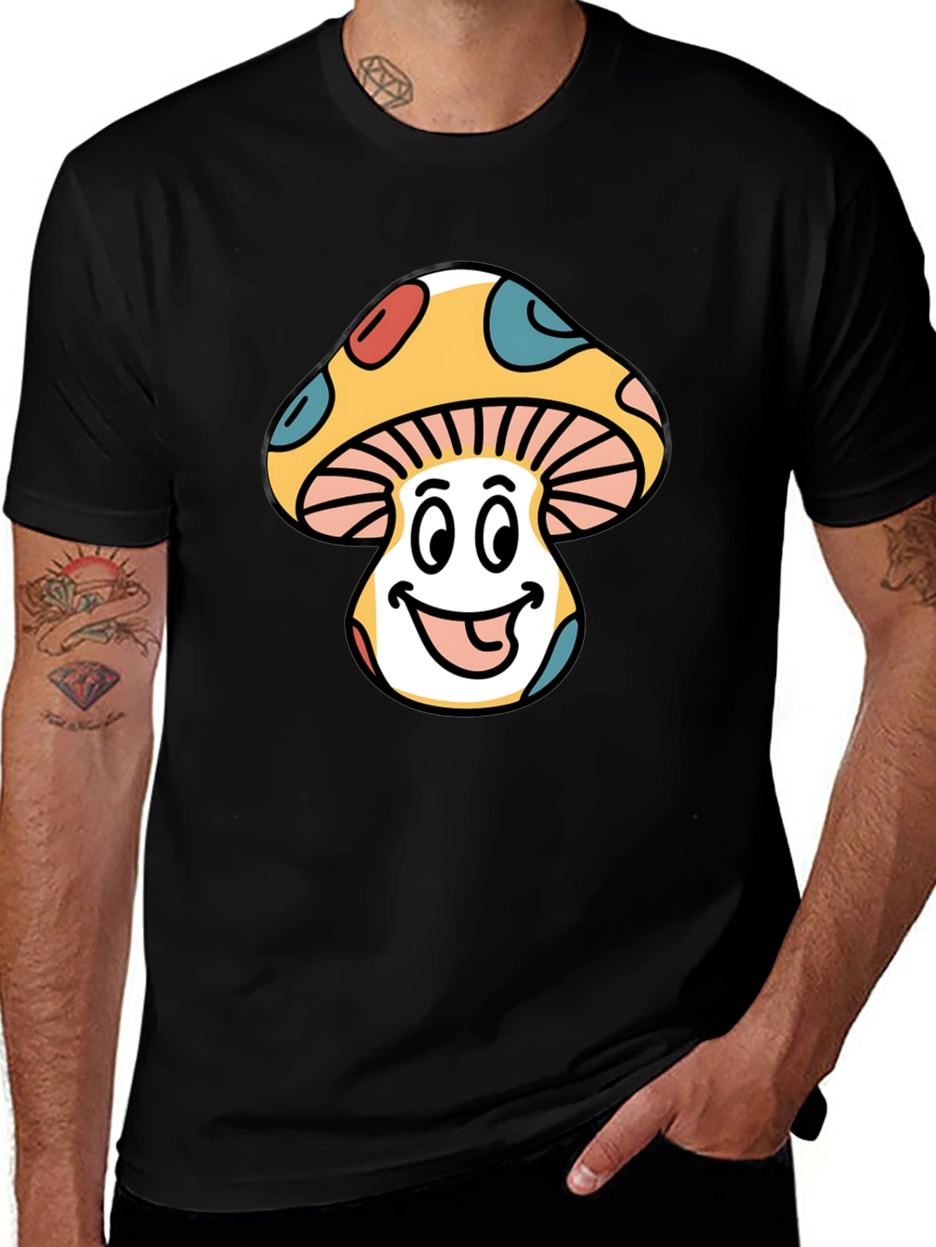 Groovy Mushroom Graphic T-Shirt
