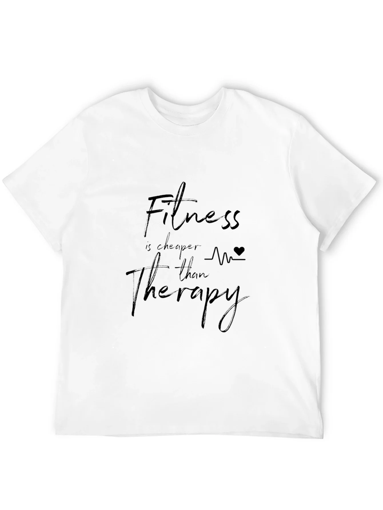 Fitness Cheaper Than Therapy Graphic Tee