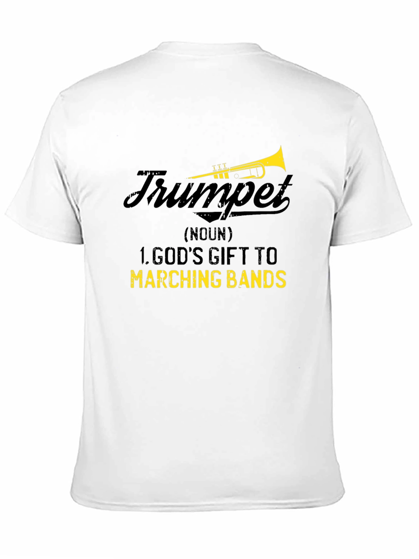 Trumpet Gods Gift to Marching Bands Graphic Tee