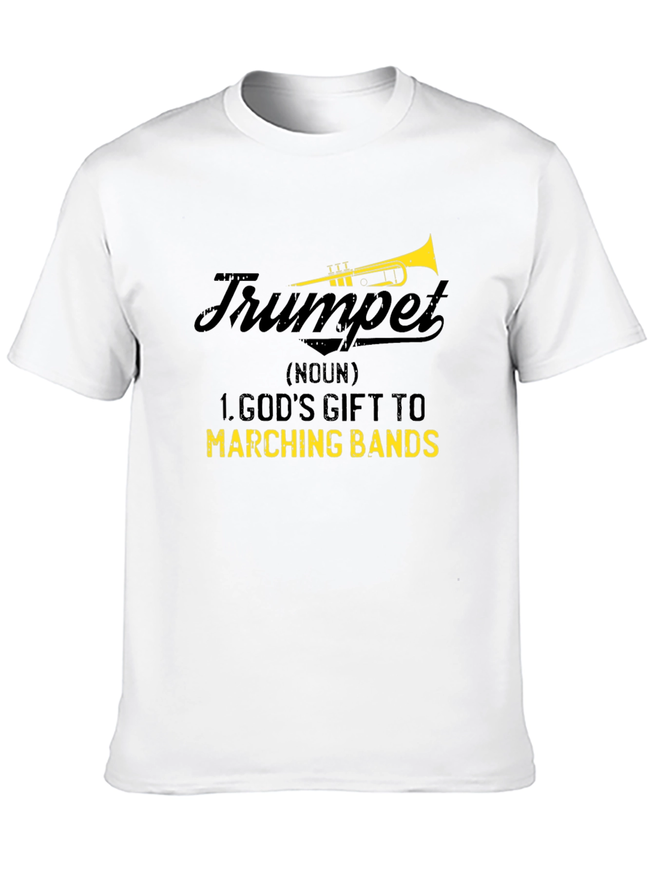 Trumpet Gods Gift to Marching Bands Graphic Tee