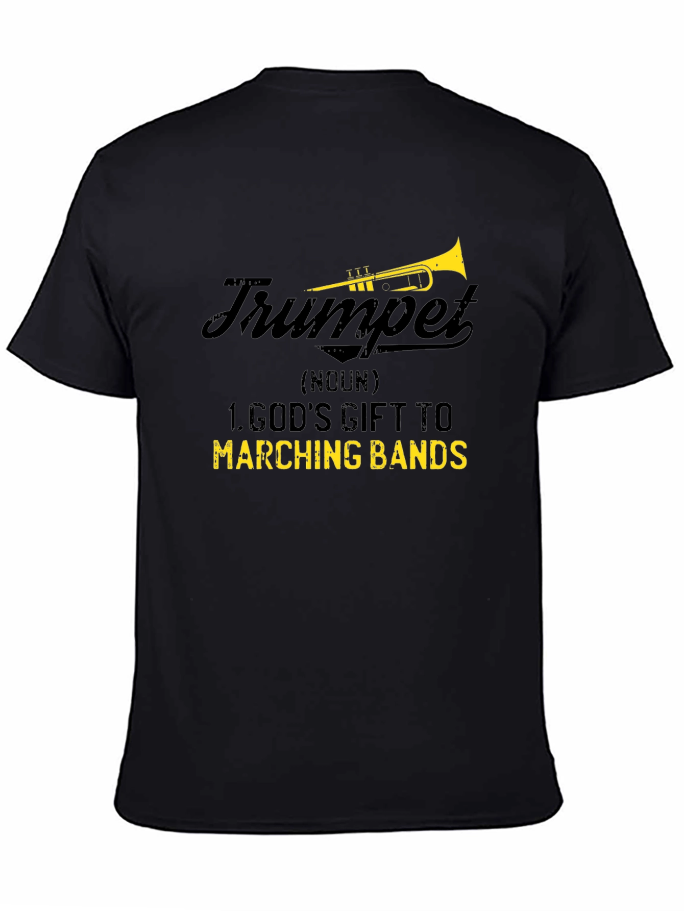 Trumpet Gods Gift to Marching Bands Graphic Tee