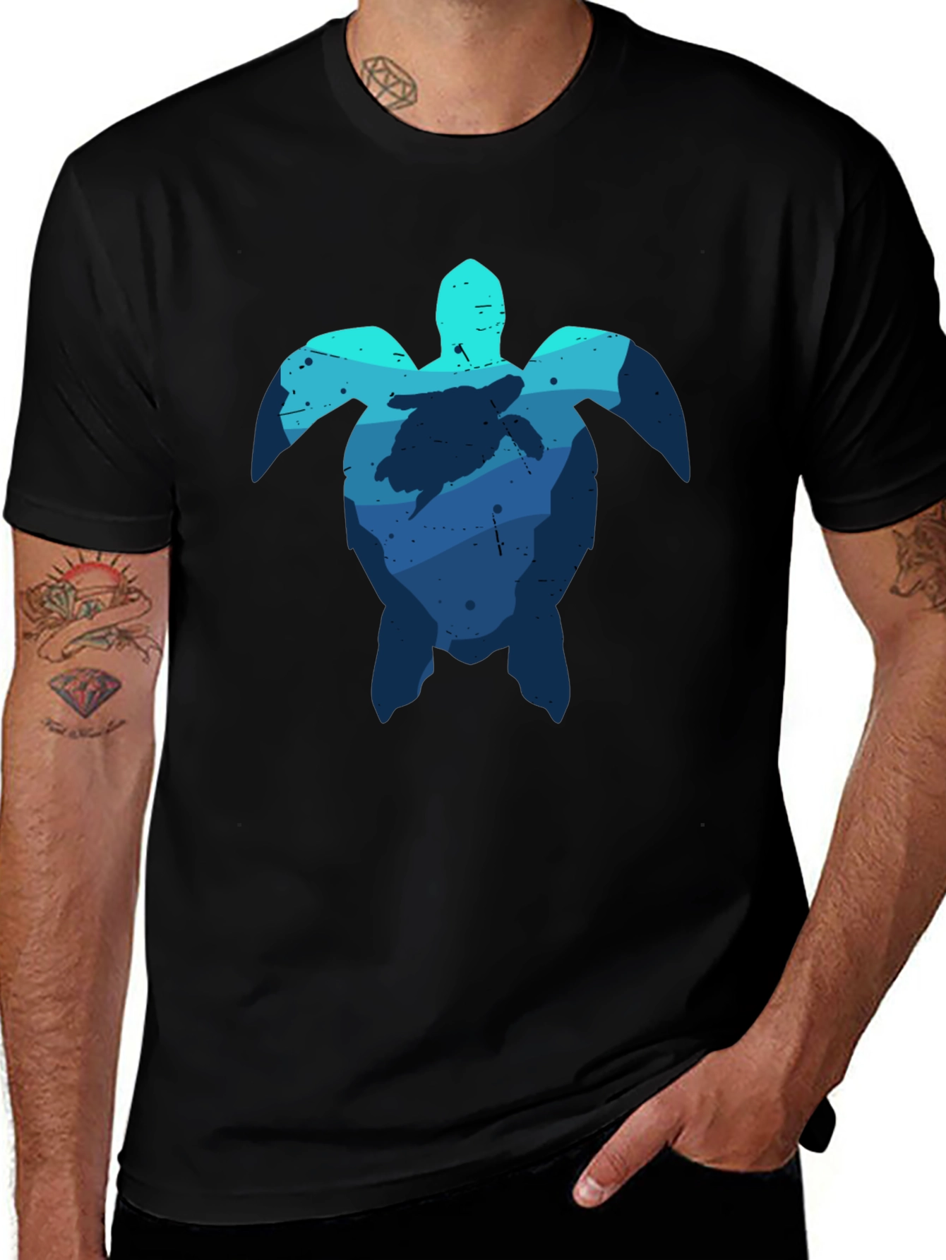 Turtle Graphic Tee - Ocean Lover