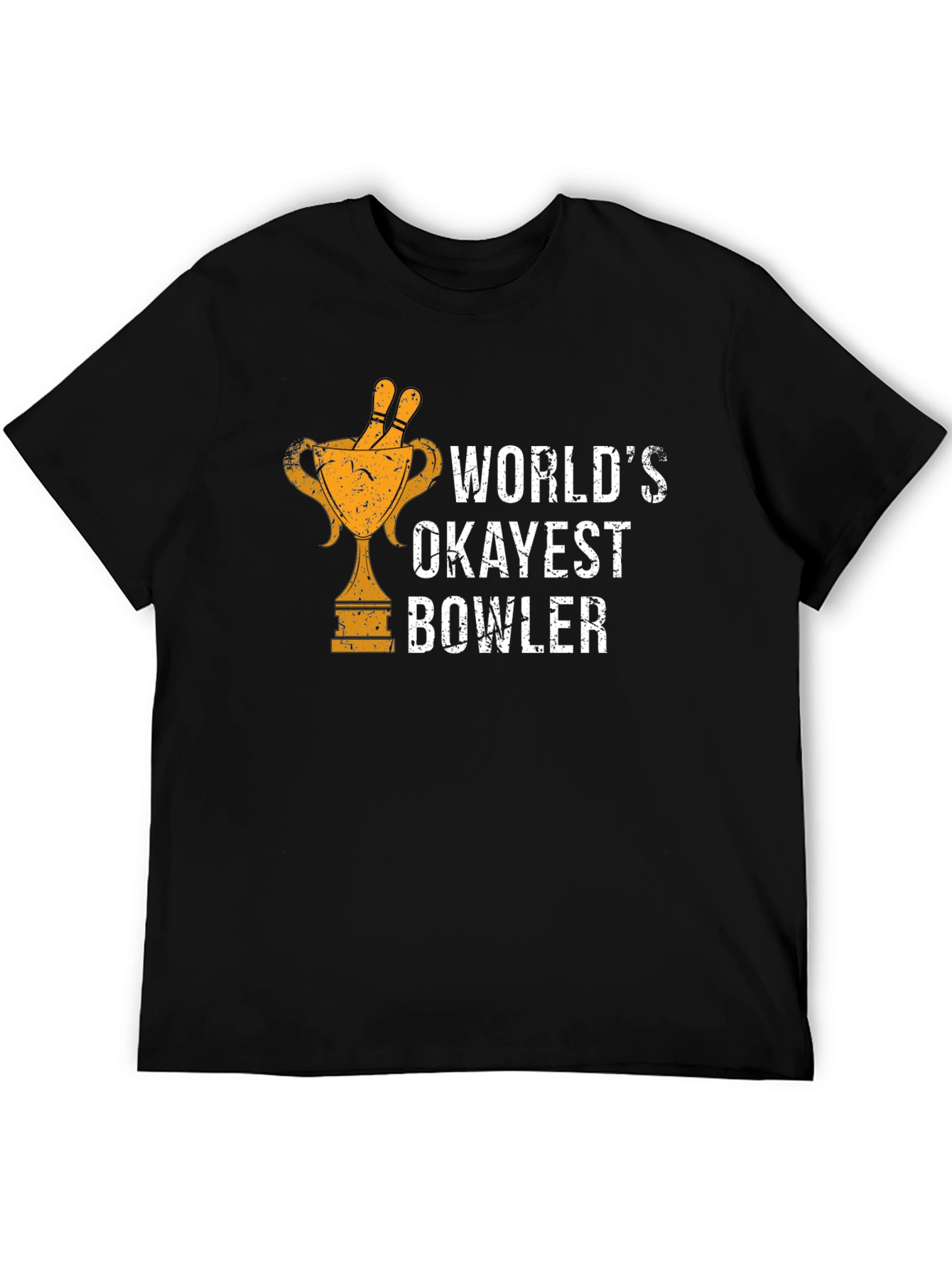 Worlds Okayest Bowler Graphic Tee