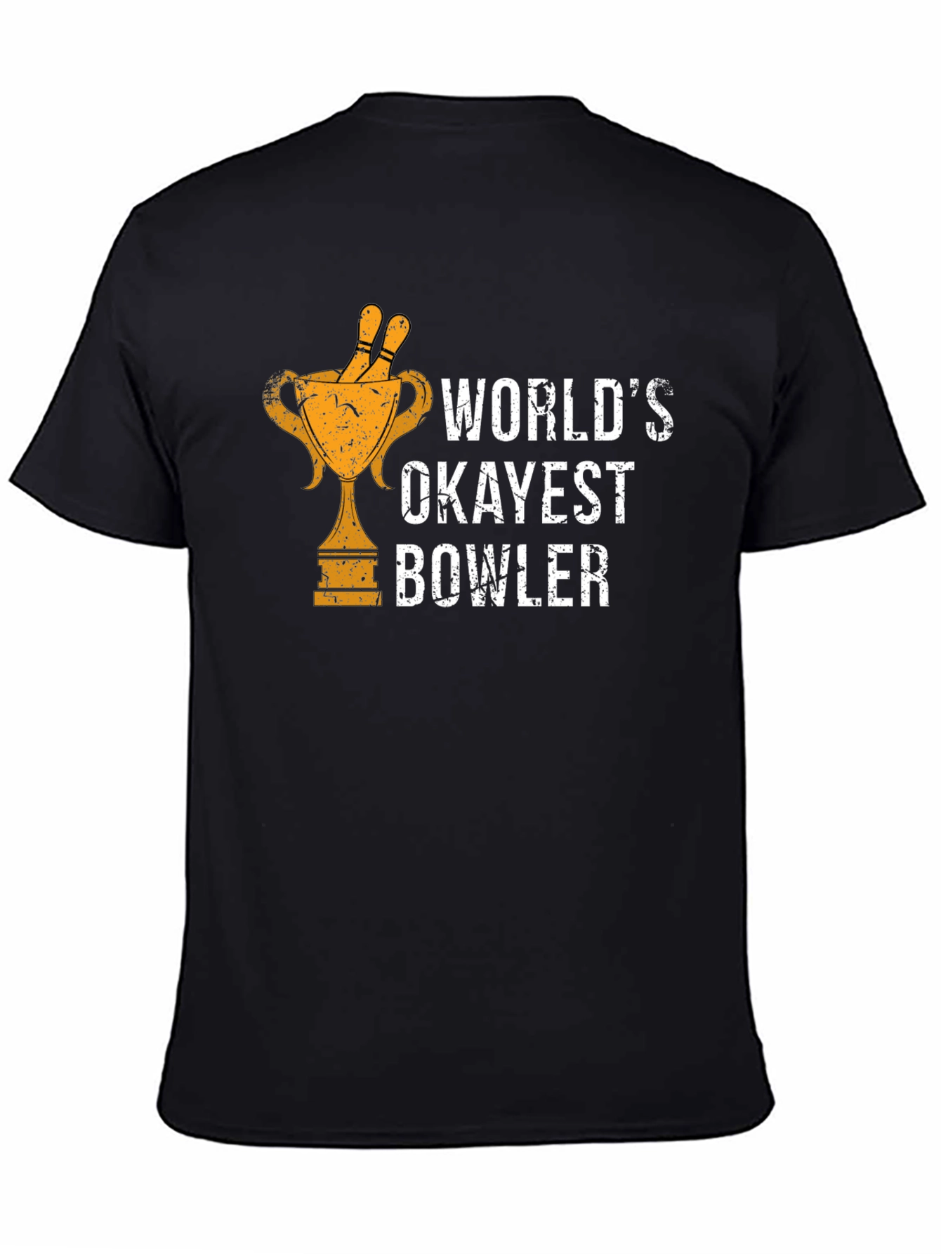 Worlds Okayest Bowler Graphic Tee