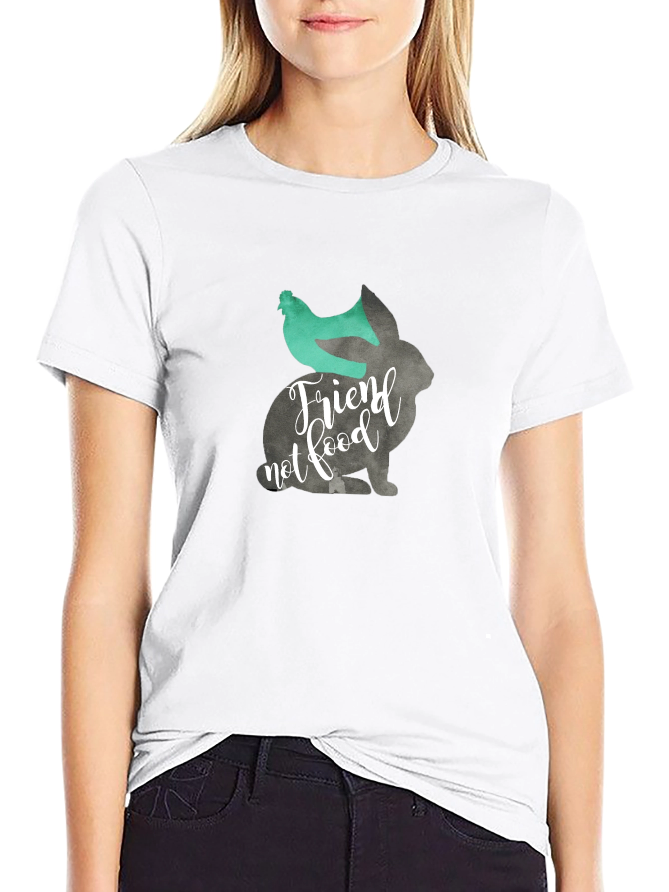 Vegan Friend Not Food Graphic Tee