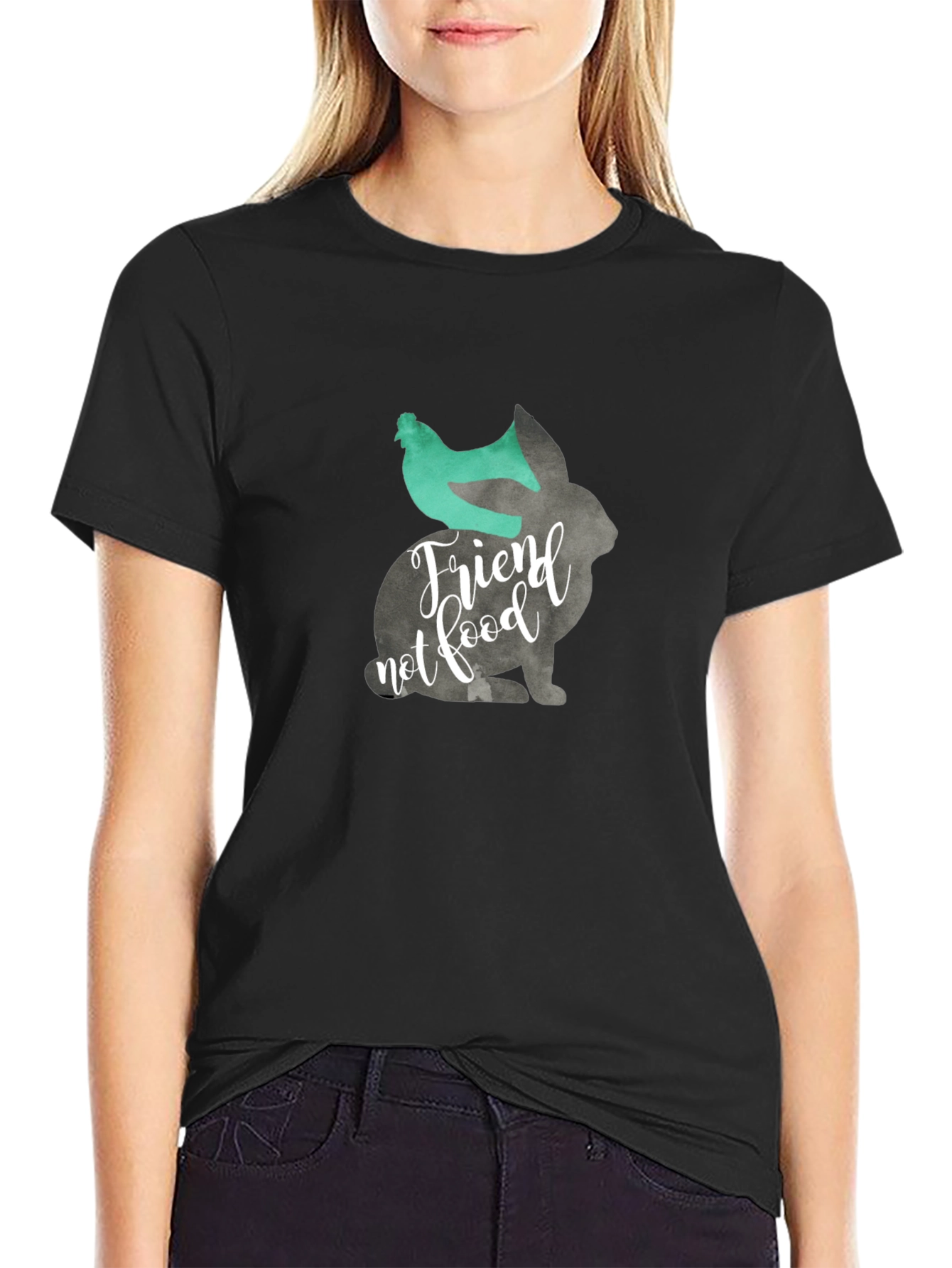 Vegan Friend Not Food Graphic Tee