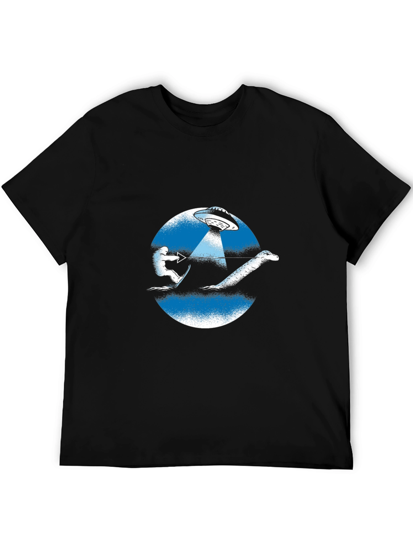 UFO Water Skiing Nessie T-Shirt