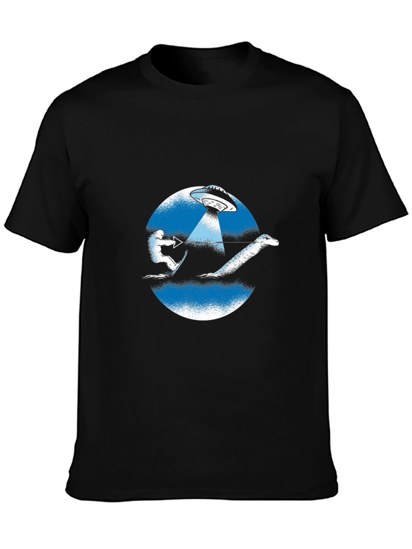 UFO Water Skiing Nessie T-Shirt
