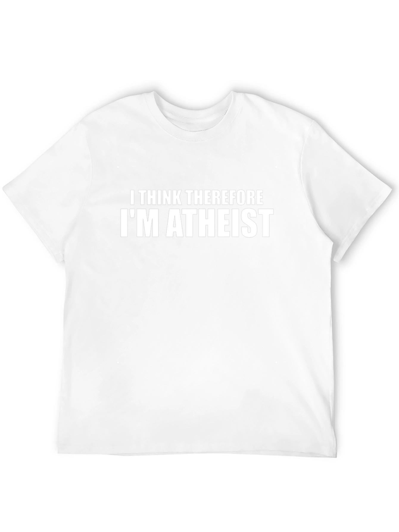 I Think Therefore Im Atheist Black T-Shirt