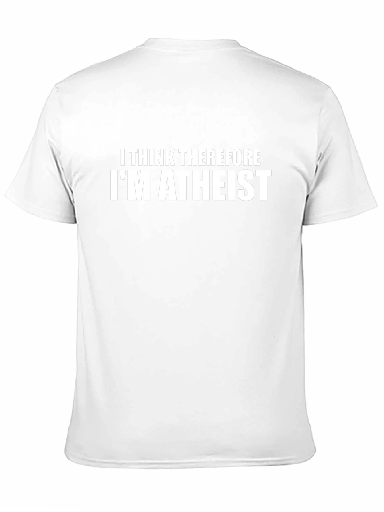 I Think Therefore Im Atheist Black T-Shirt