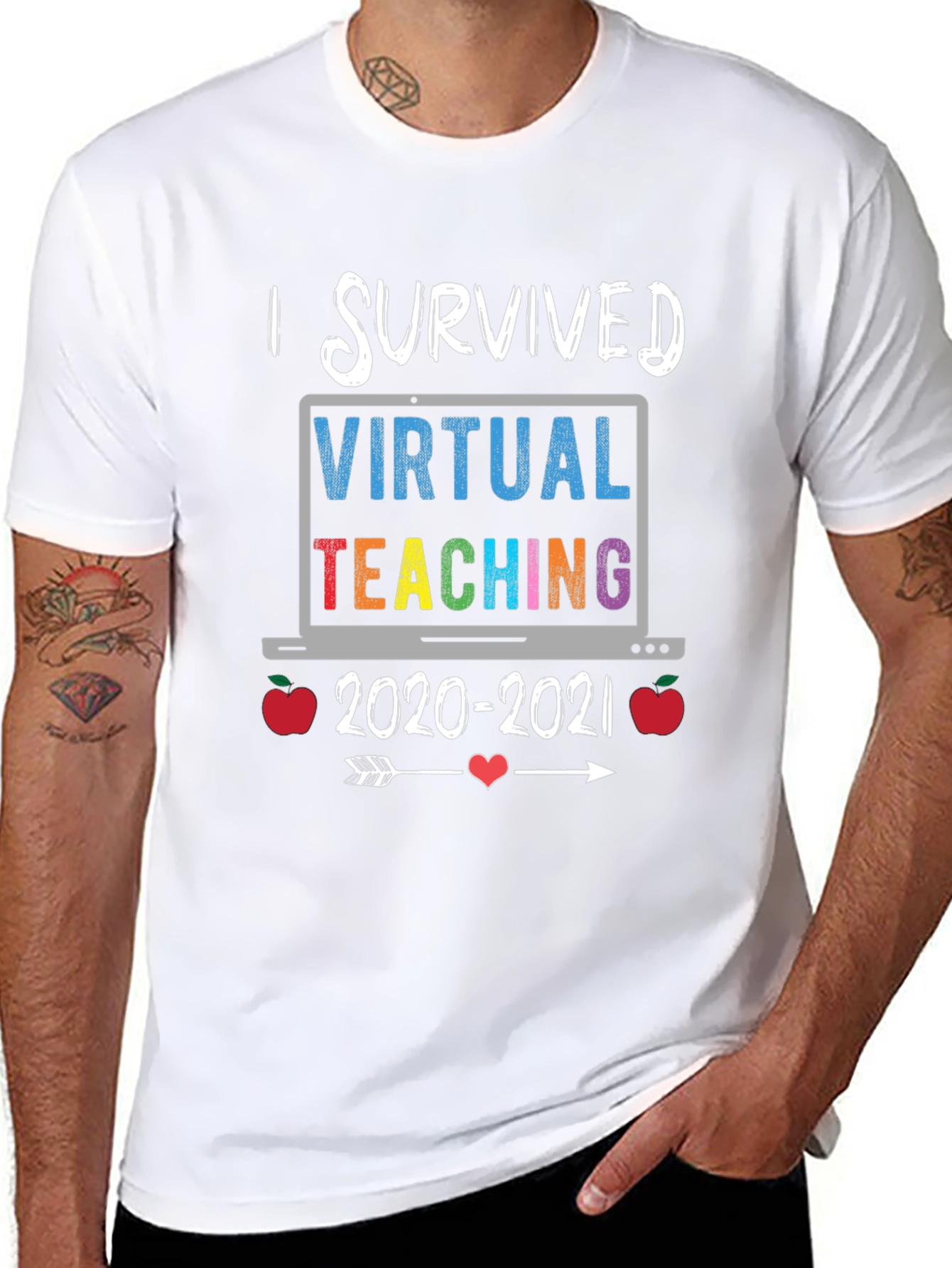 I Survived Virtual Teaching T-Shirt