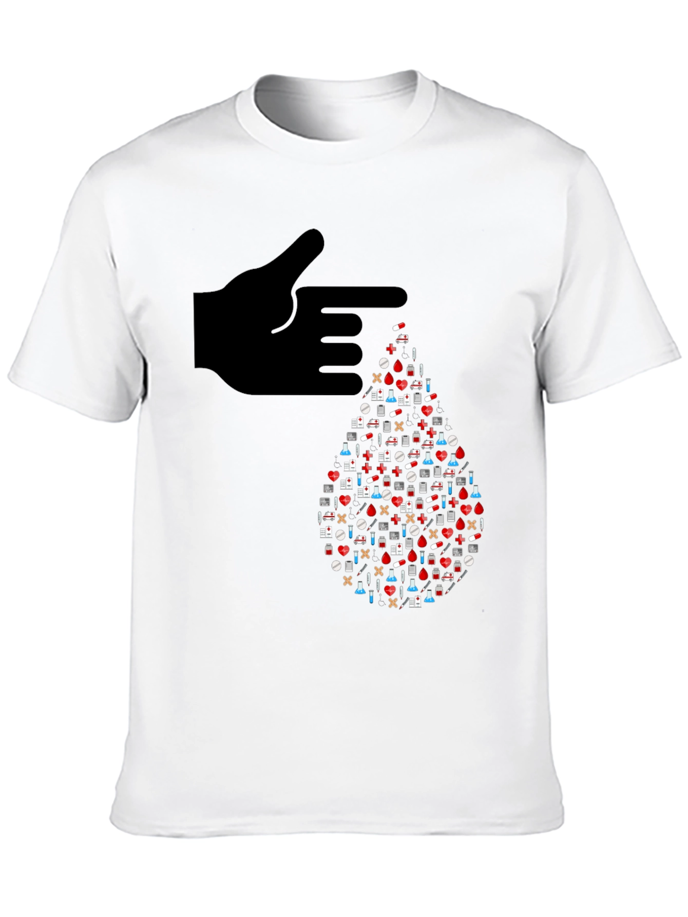 Healthcare Blood Drop T-Shirt