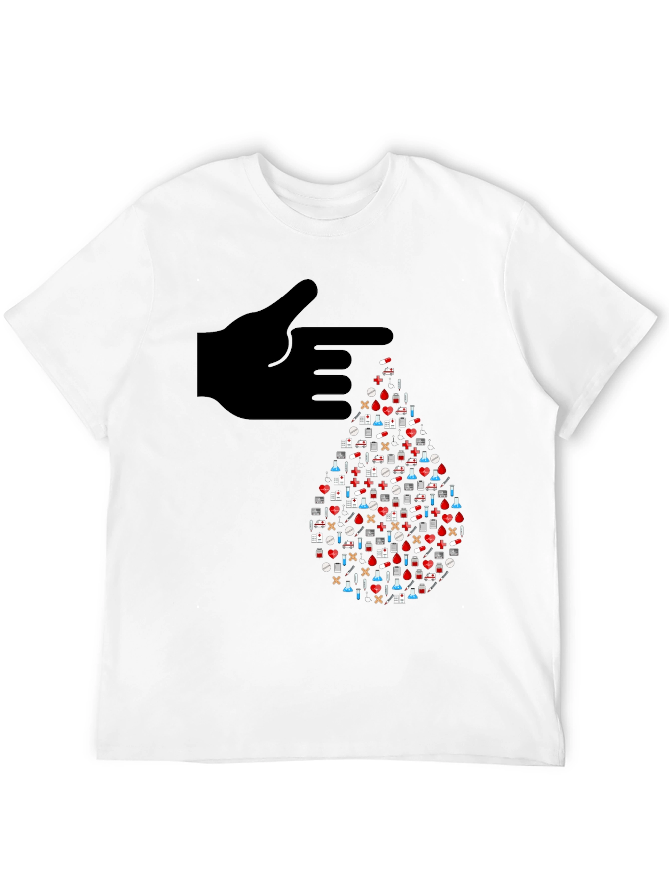 Healthcare Blood Drop T-Shirt