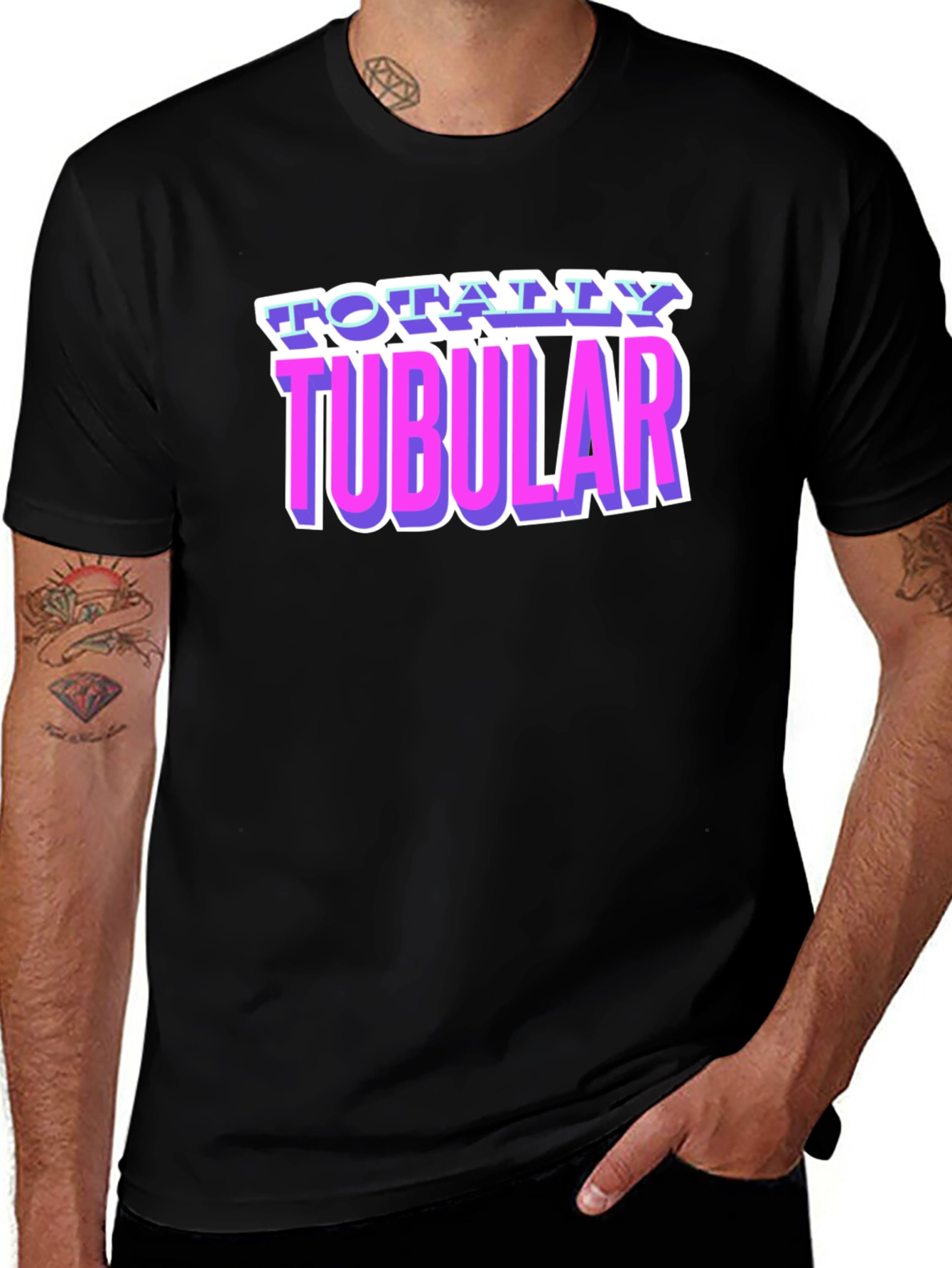 Totally Tubular Retro T-Shirt - 80s Style