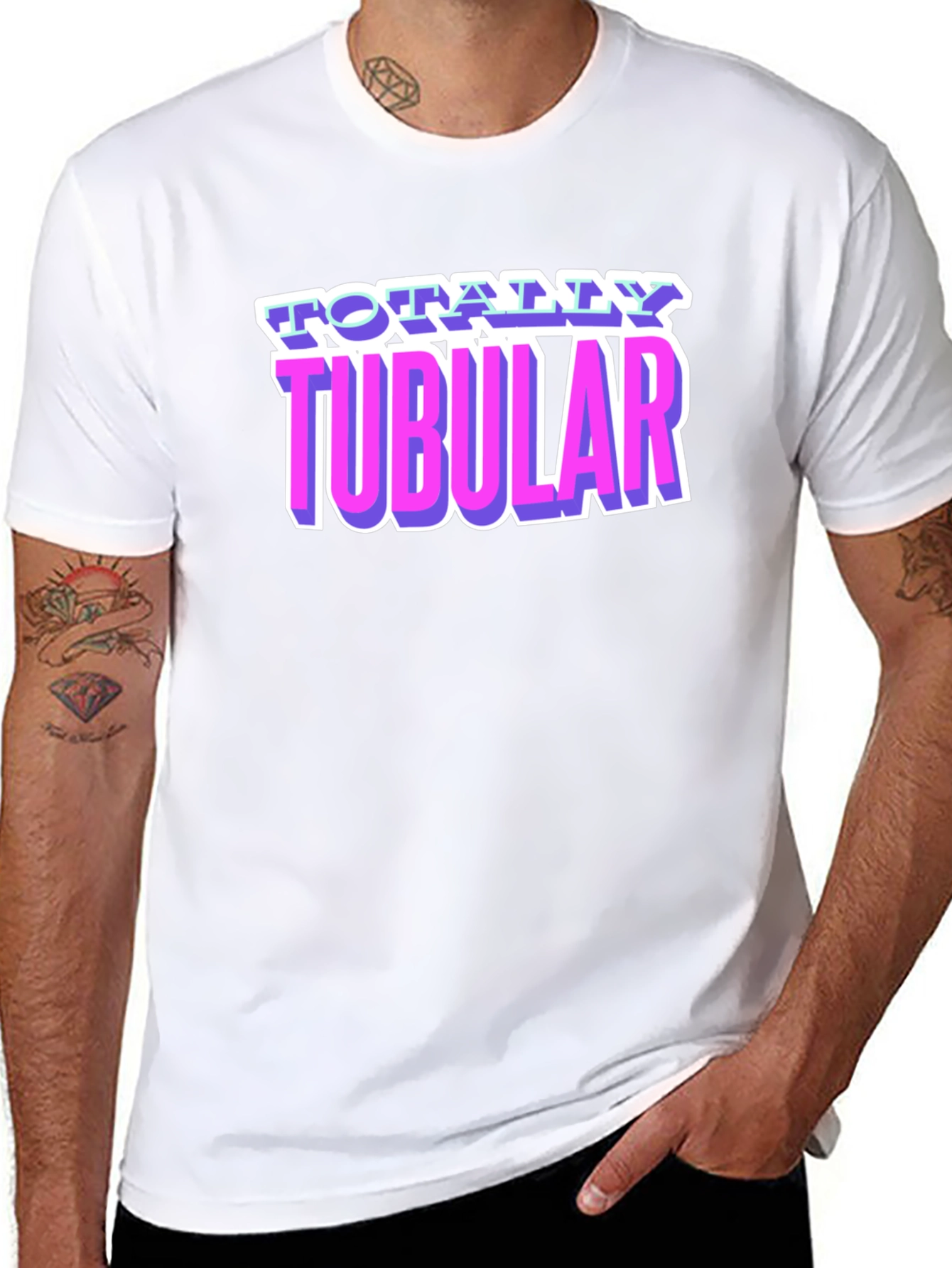 Totally Tubular Retro T-Shirt - 80s Style