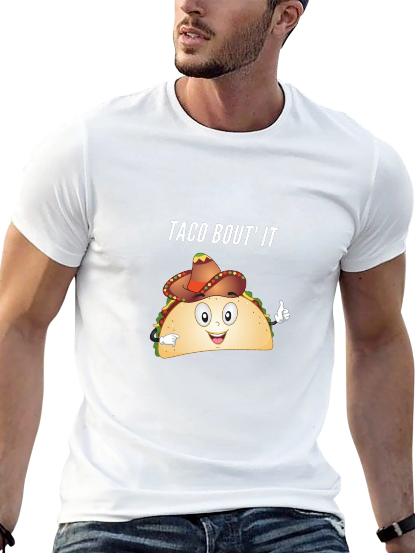 Taco Bout It Funny Graphic T-Shirt