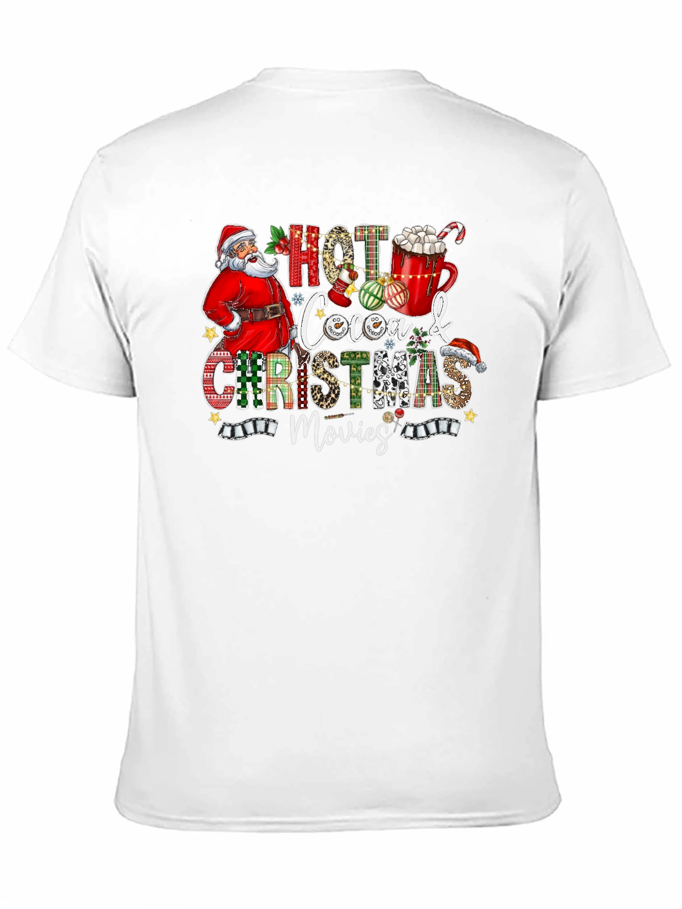 Hot Cocoa & Christmas Movies Graphic T-Shirt