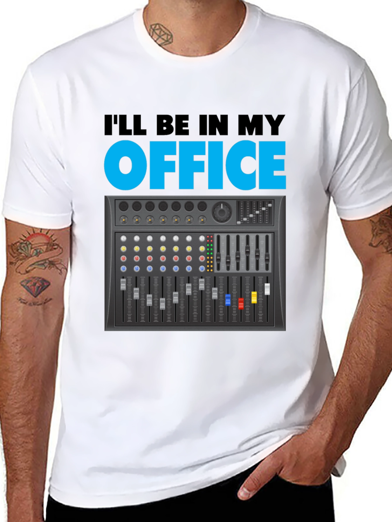 Ill Be In My Office Audio Mixer T-Shirt