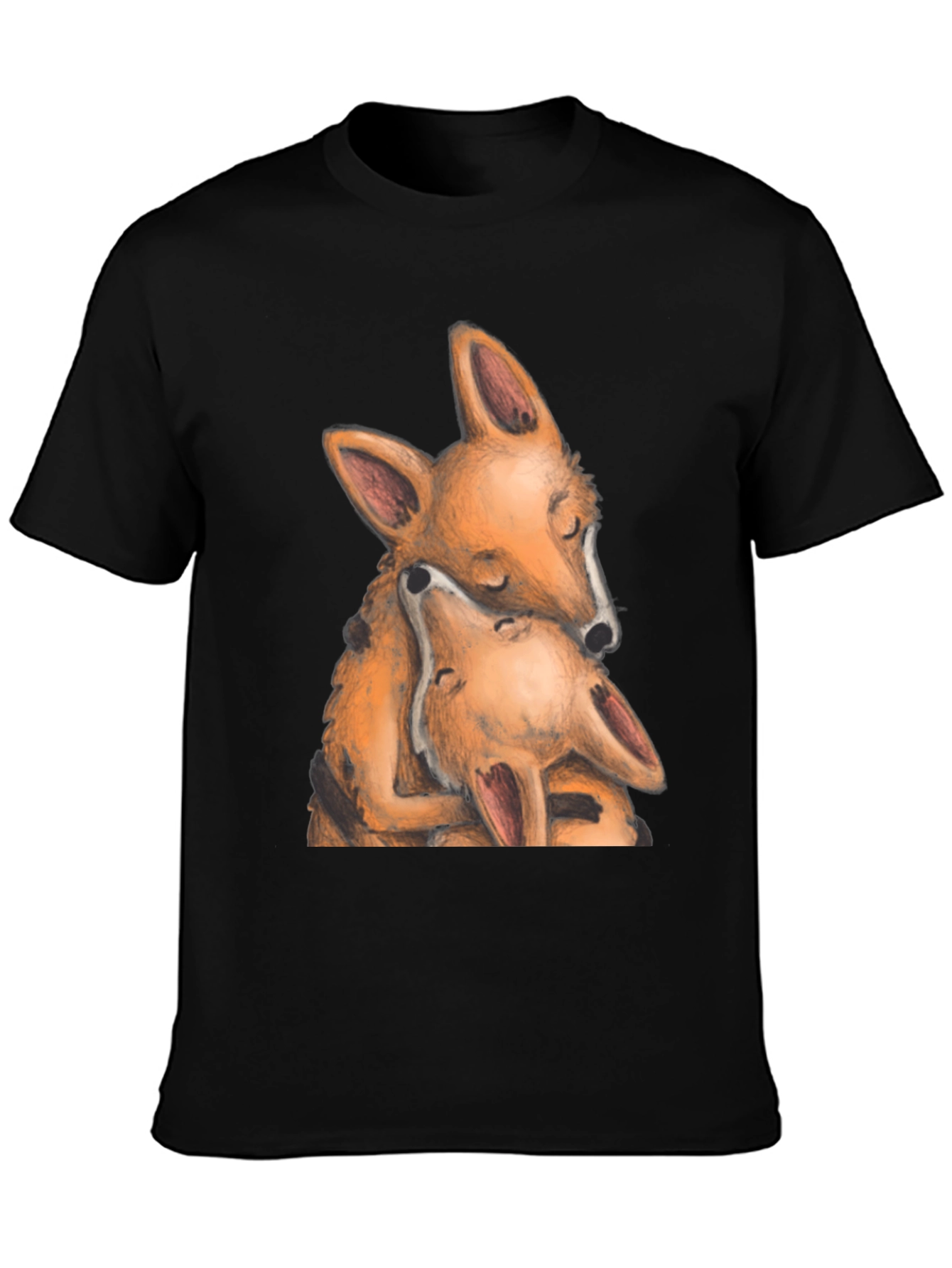 Fox Lovers Tee - Cute Animal Graphic Shirt