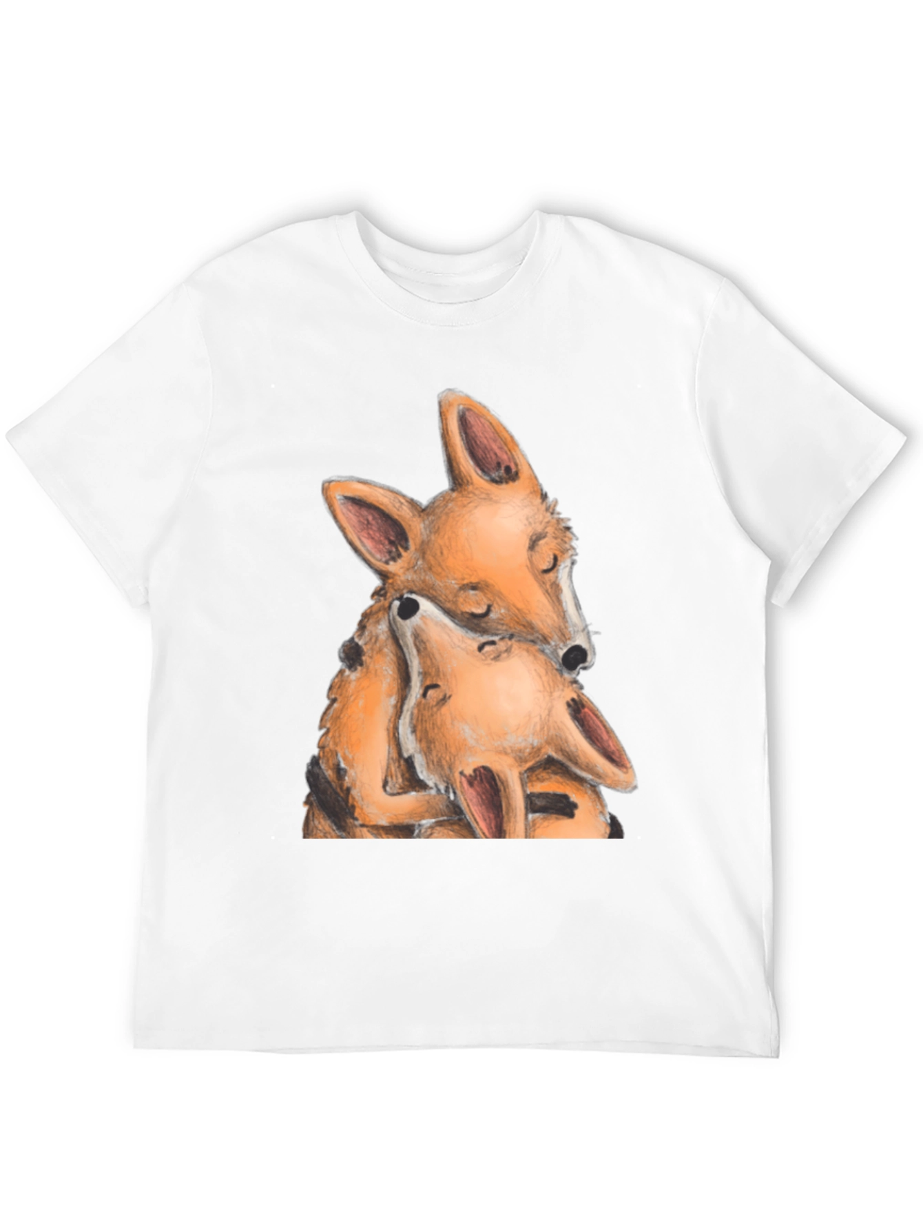 Fox Lovers Tee - Cute Animal Graphic Shirt