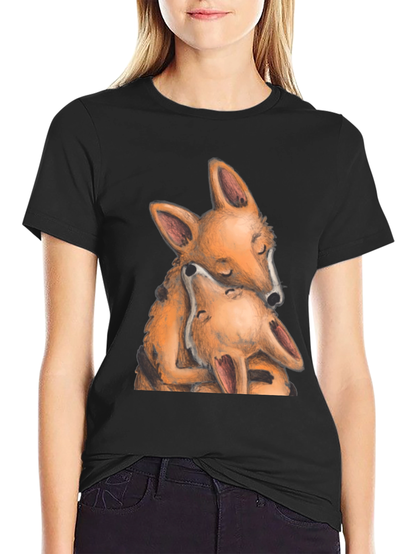 Fox Lovers Tee - Cute Animal Graphic Shirt