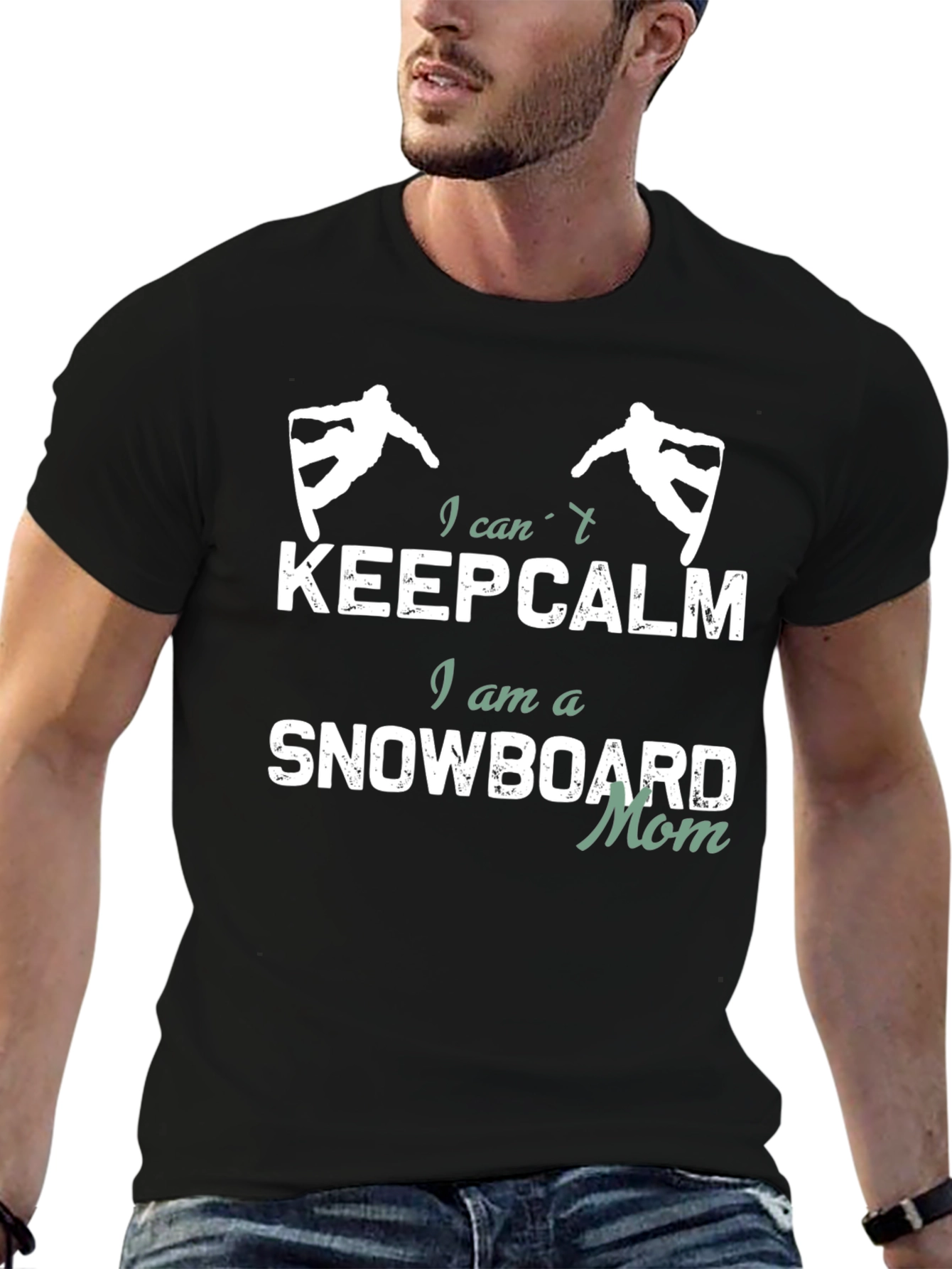 Snowboard Mom Graphic T-Shirt
