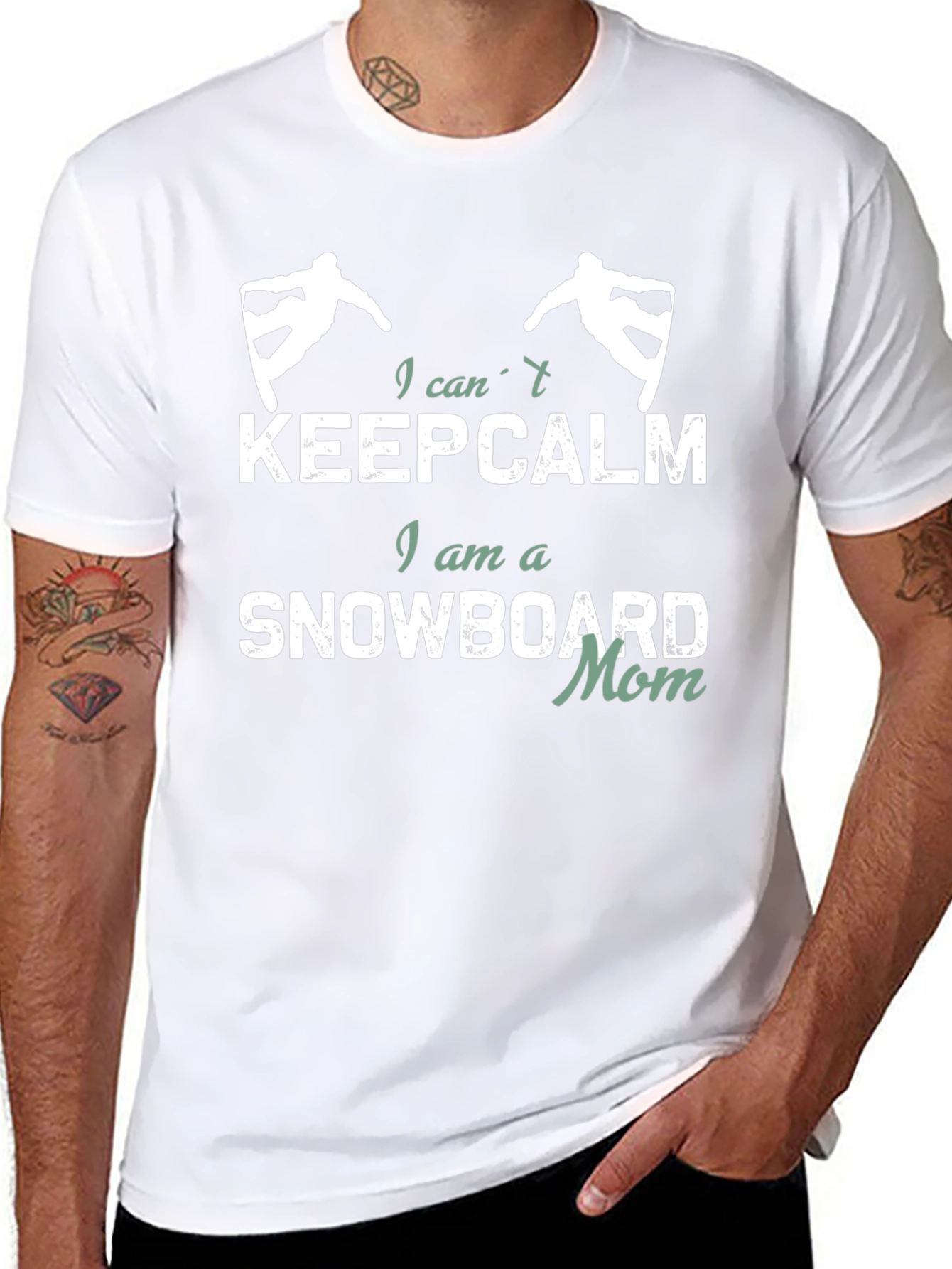 Snowboard Mom Graphic T-Shirt
