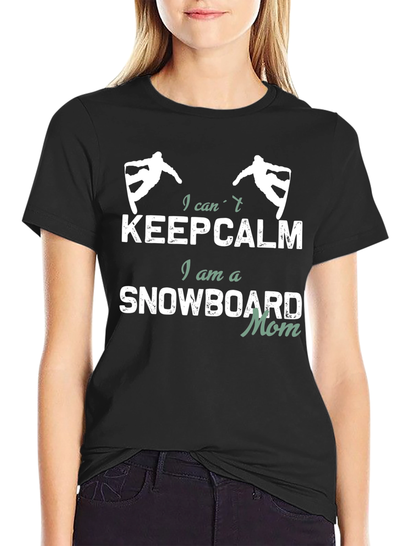 Snowboard Mom Graphic T-Shirt