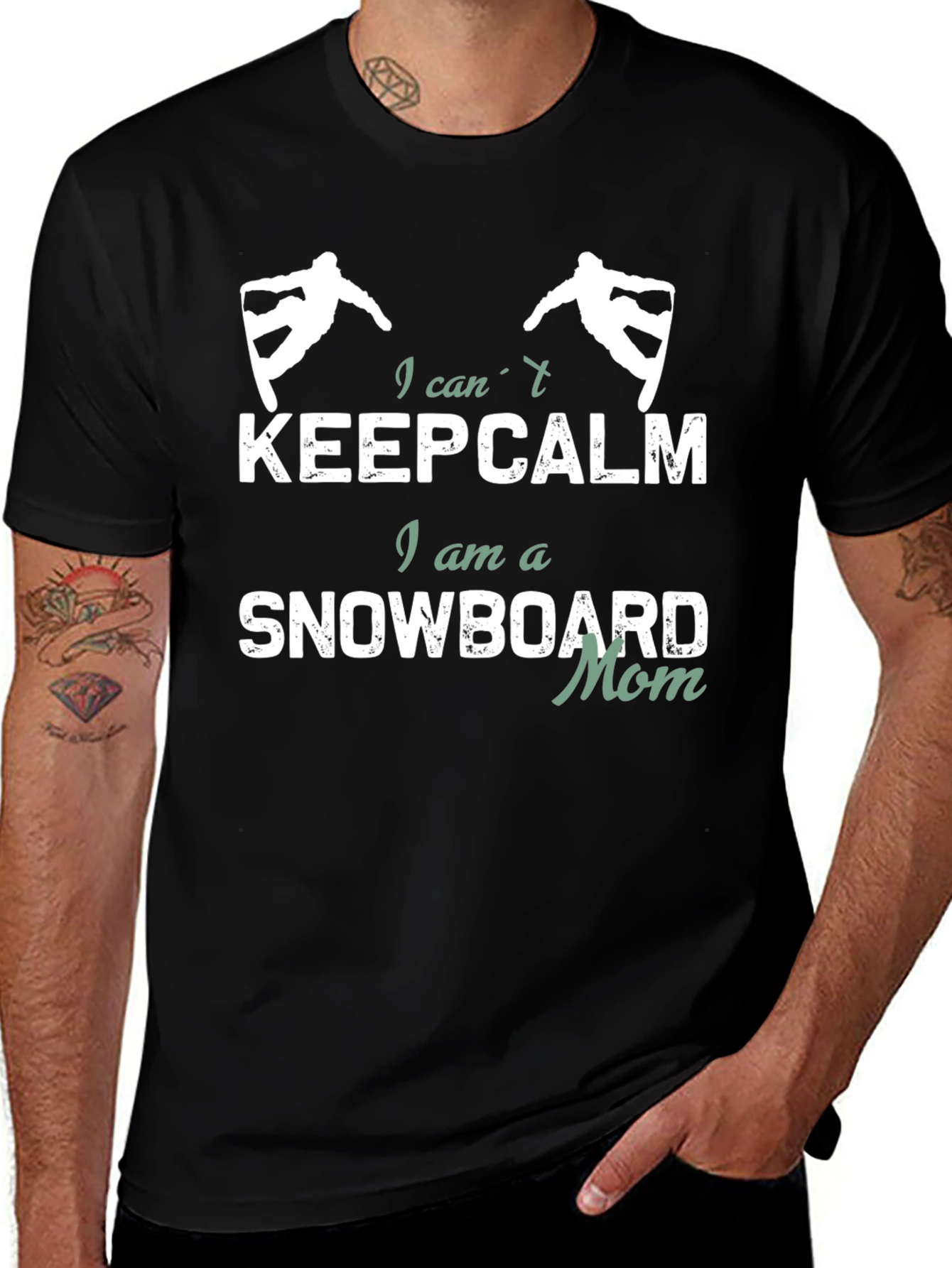 Snowboard Mom Graphic T-Shirt