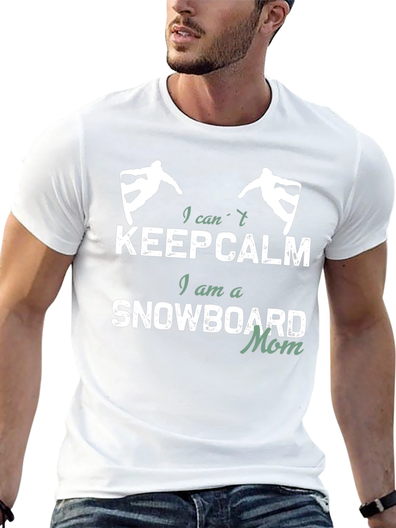 Snowboard Mom Graphic T-Shirt