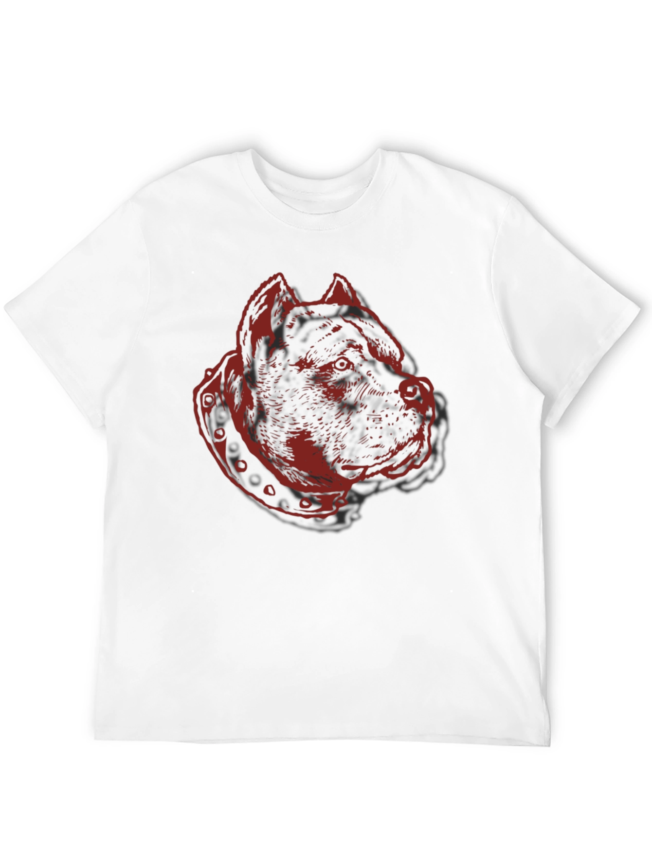 Pitbull Dog Graphic T-Shirt - Cool Canine Tee