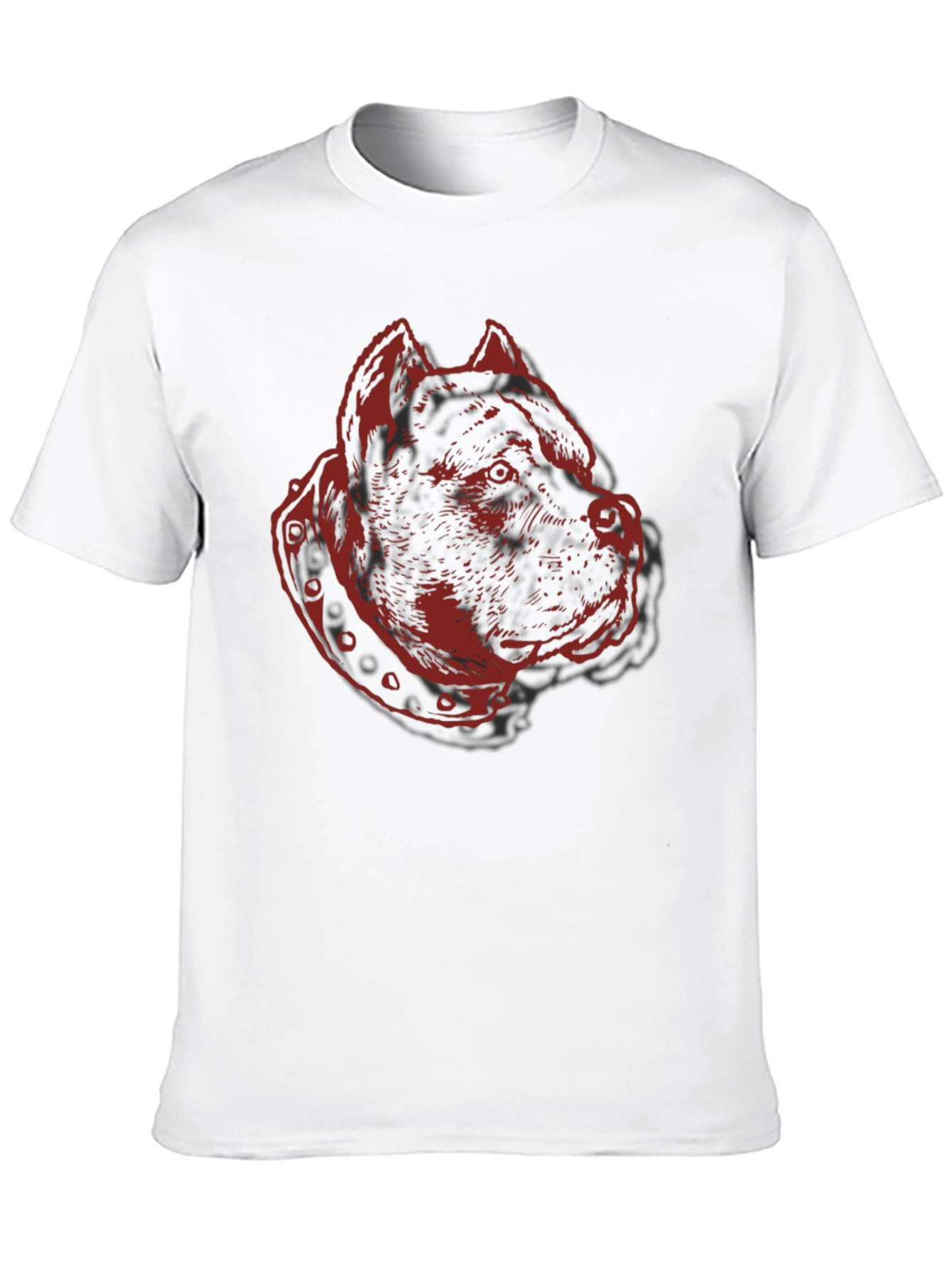 Pitbull Dog Graphic T-Shirt - Cool Canine Tee