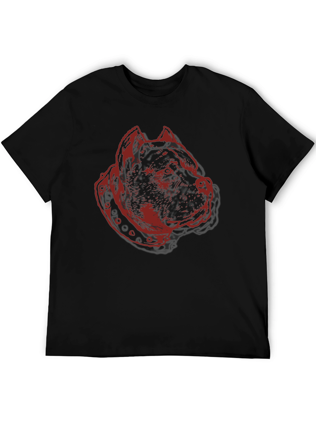 Pitbull Dog Graphic T-Shirt - Cool Canine Tee