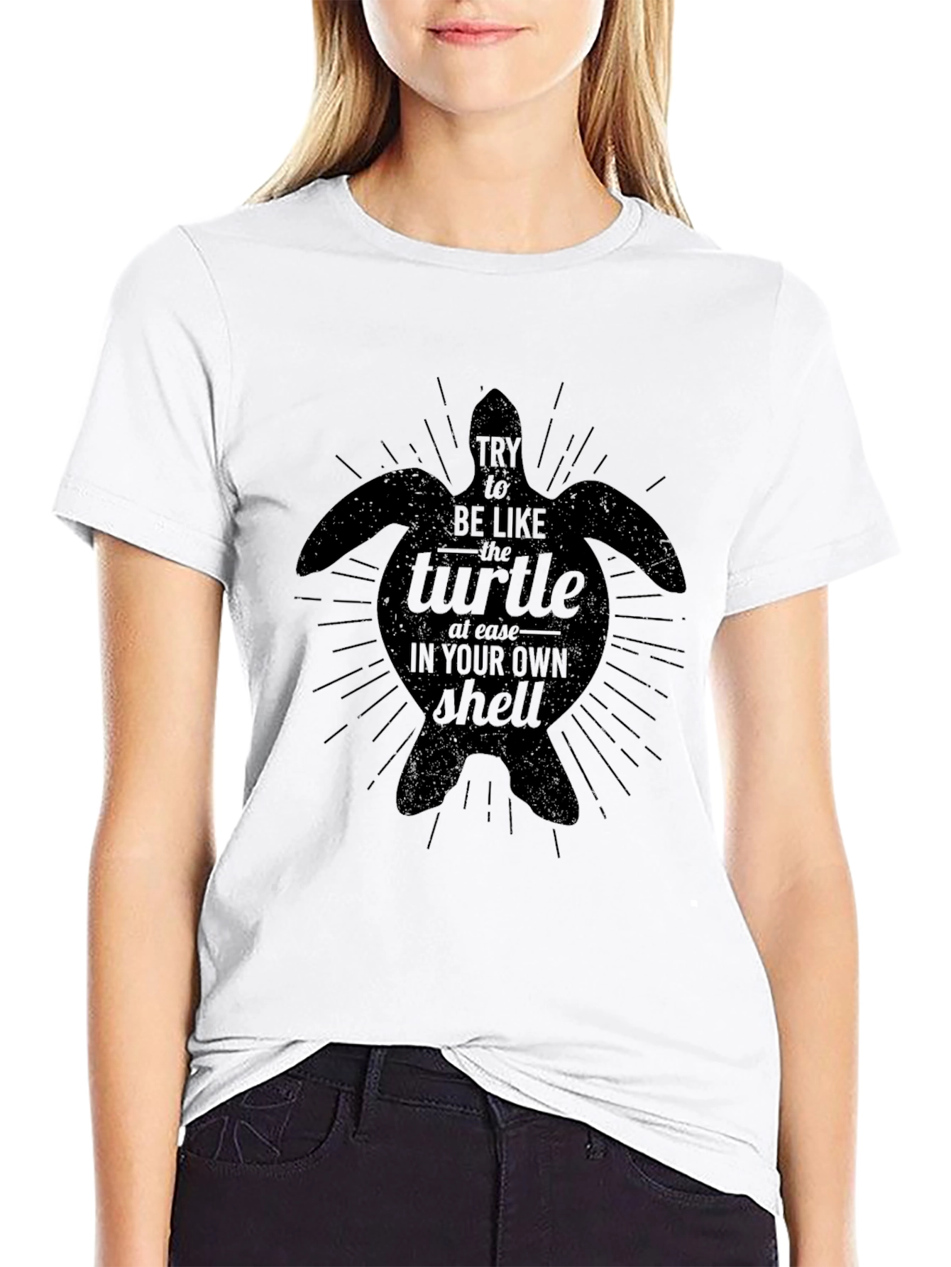 Turtle Shell Graphic Tee - Relaxed Comfort