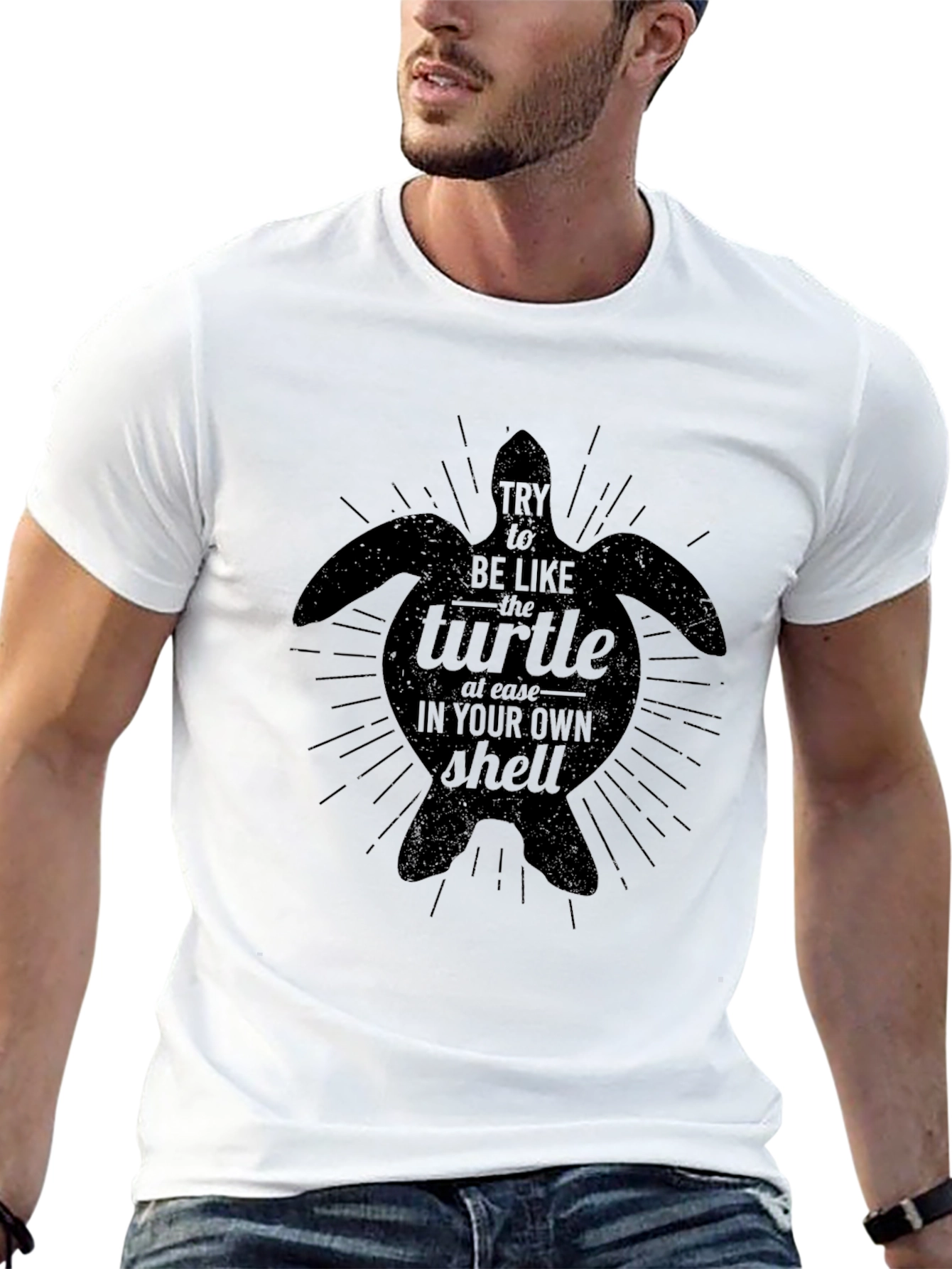 Turtle Shell Graphic Tee - Relaxed Comfort