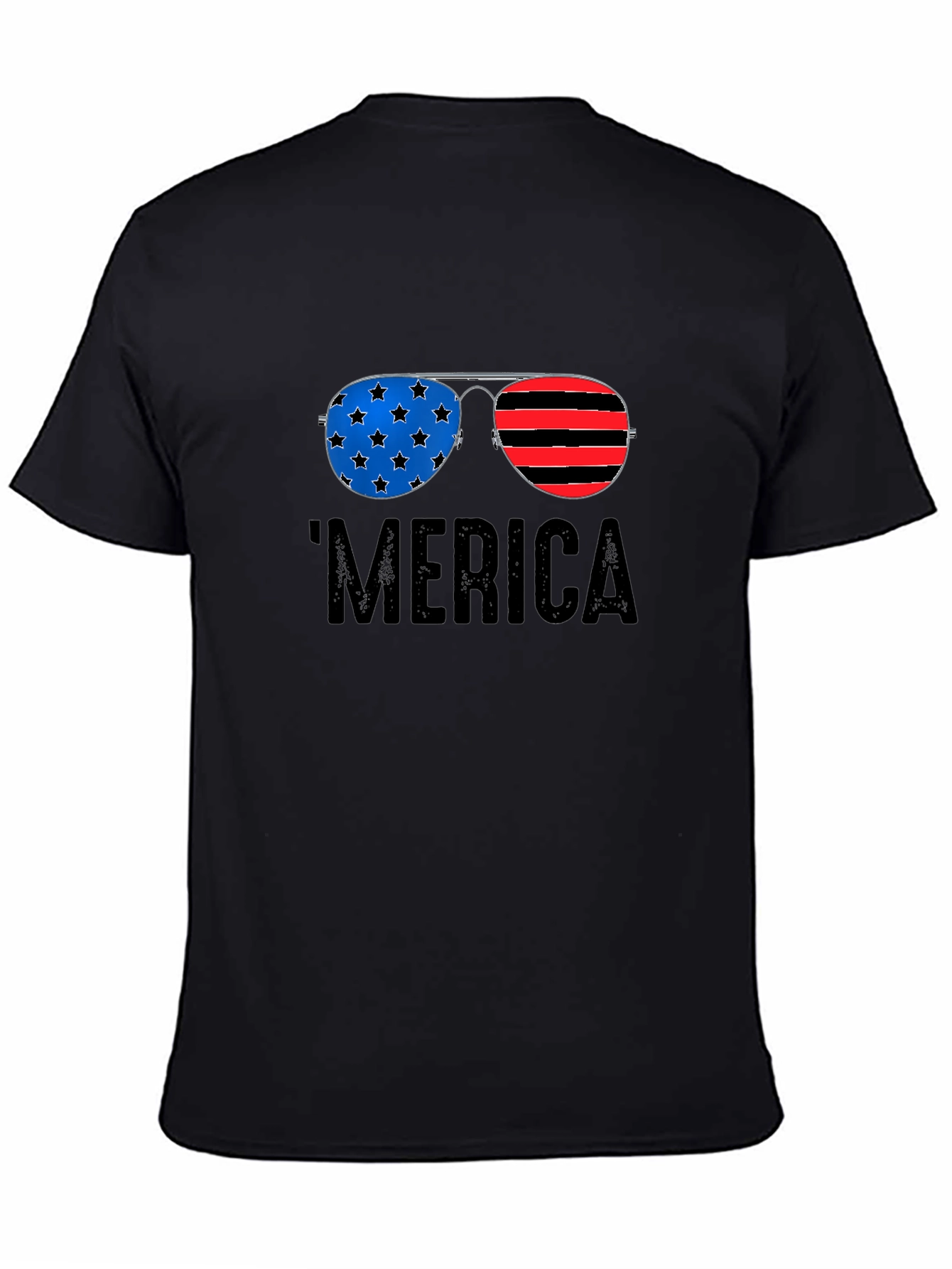 Patriotic Merica Sunglasses Graphic Tee