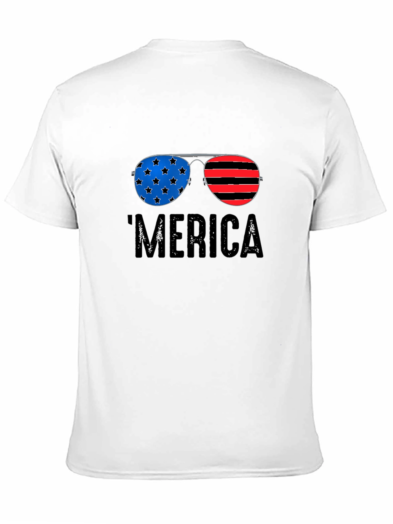 Patriotic Merica Sunglasses Graphic Tee